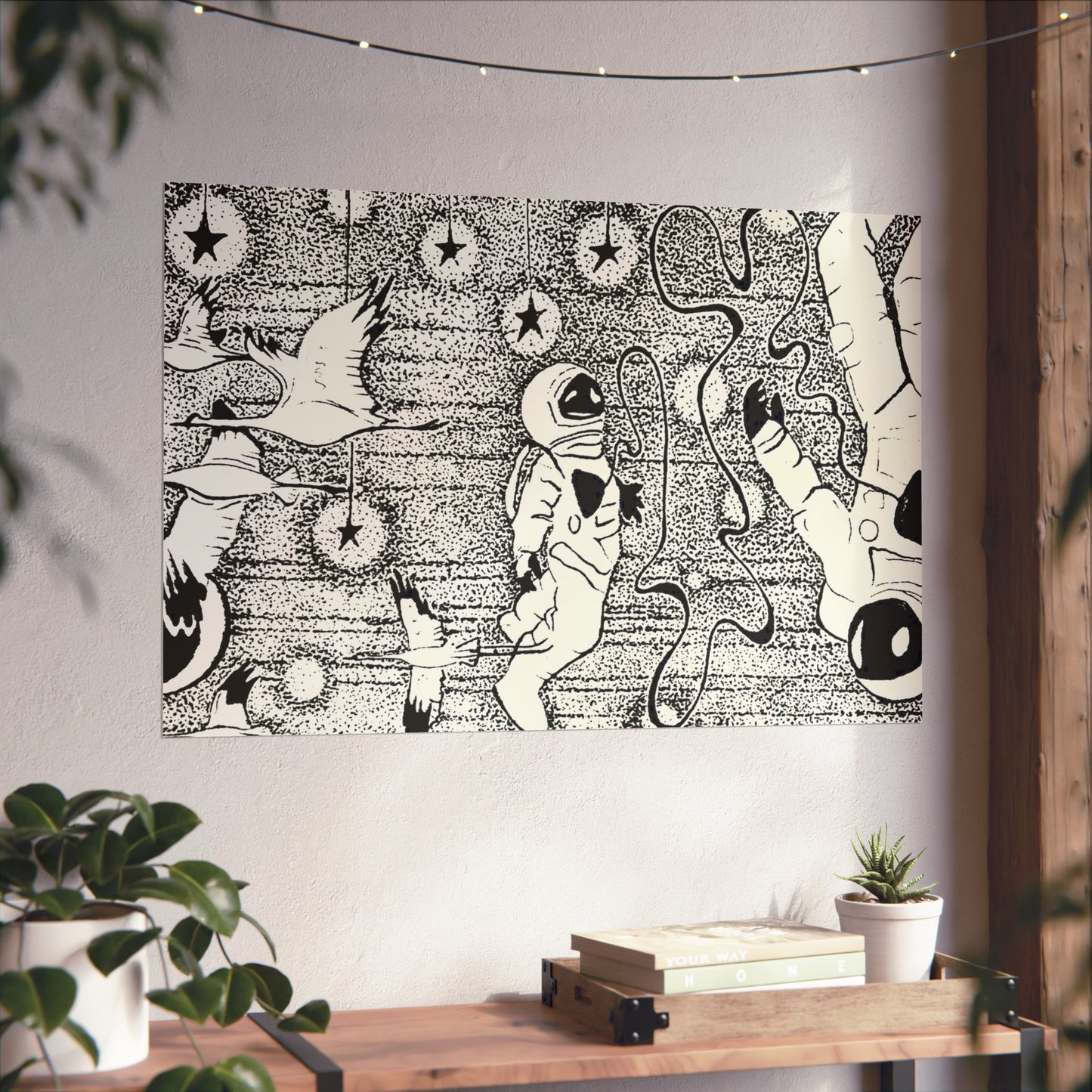 “Connection In Orbit” Premium Print - No Borders