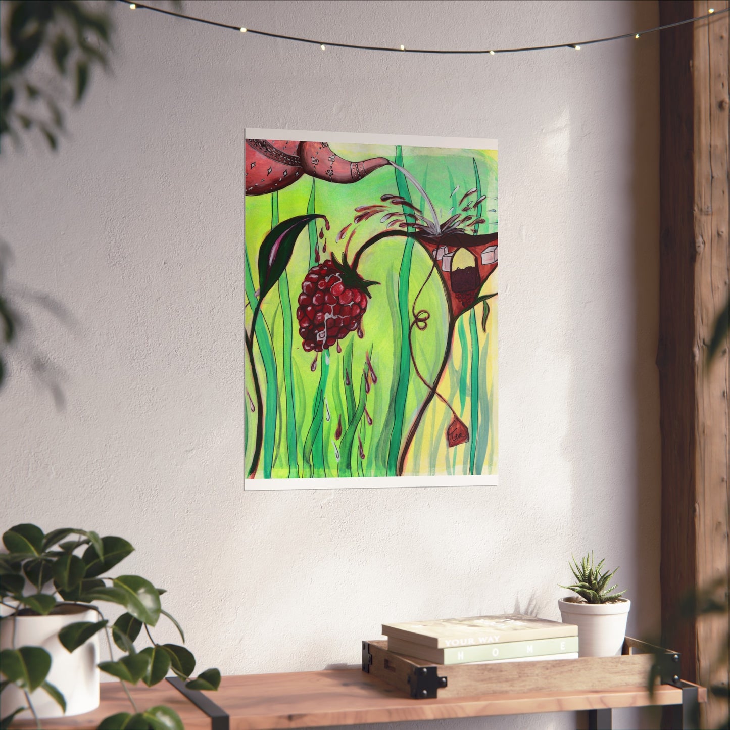“Raspberry Tea” Premium Print