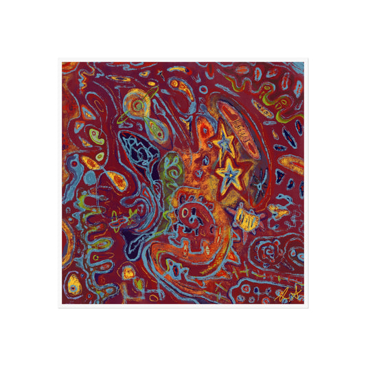 “WHATEVER” Red Premium Print