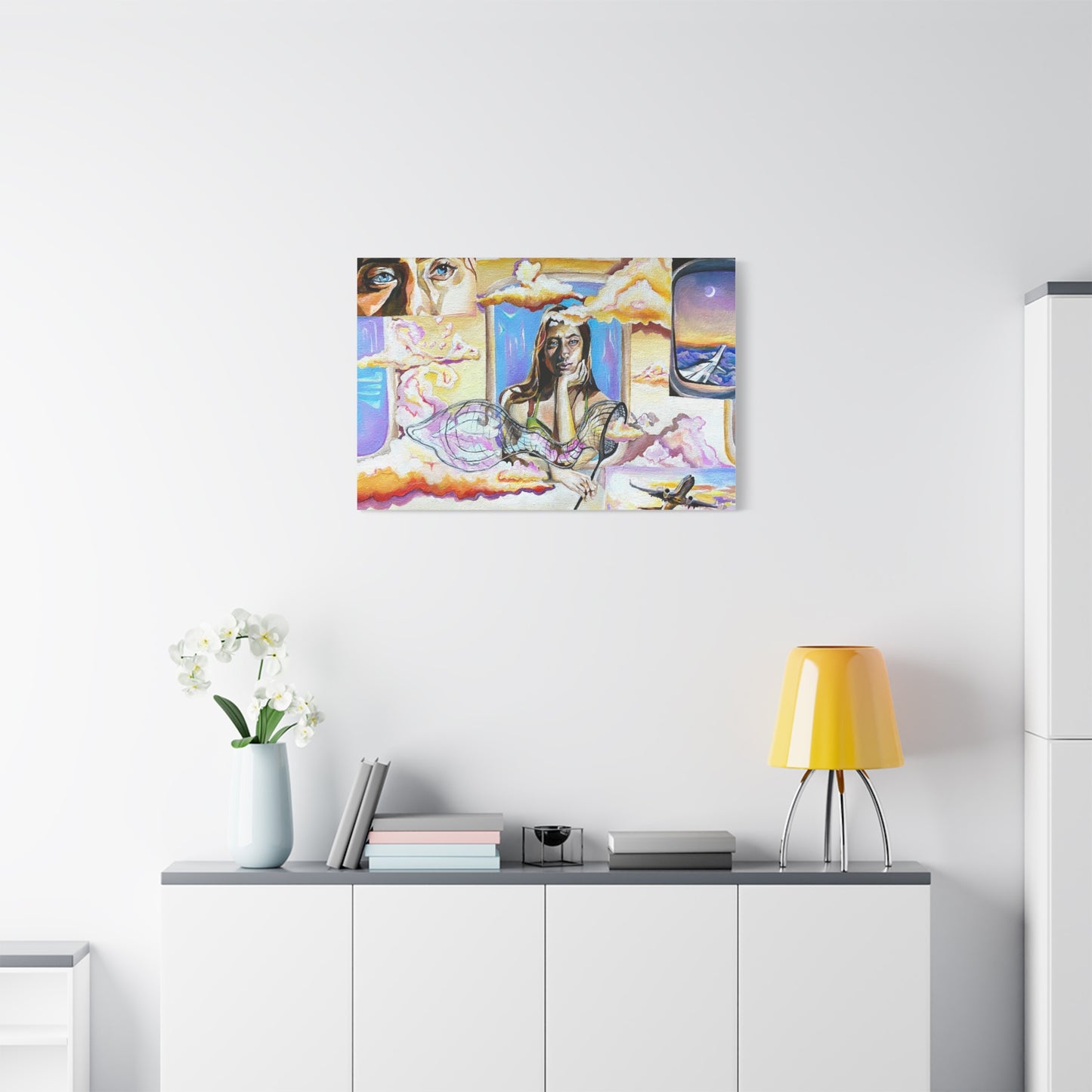 “Head in the Clouds” Matte Canvas, Stretched, 1.25"