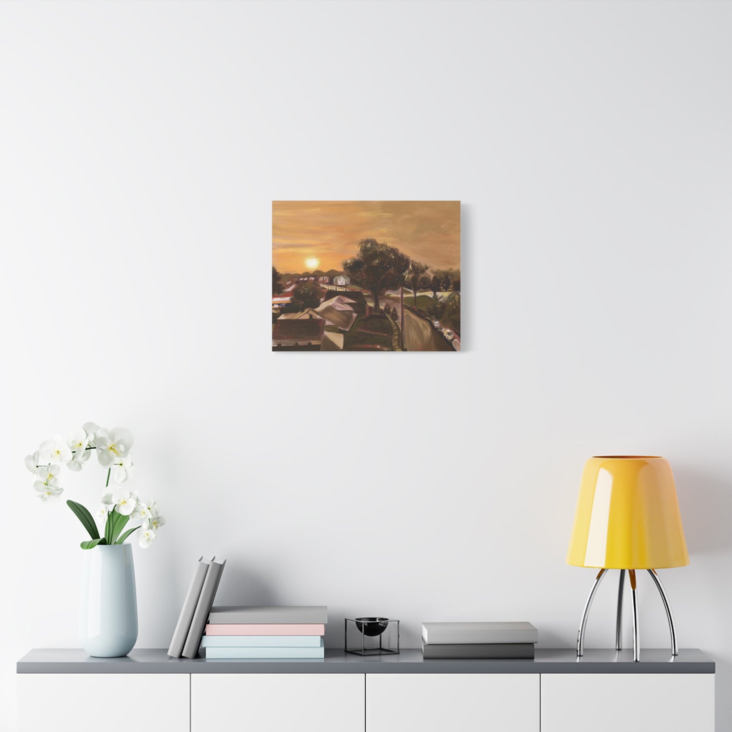 “Key-Shaped Cul-de-sac” Matte Canvas, Stretched, 1.25"