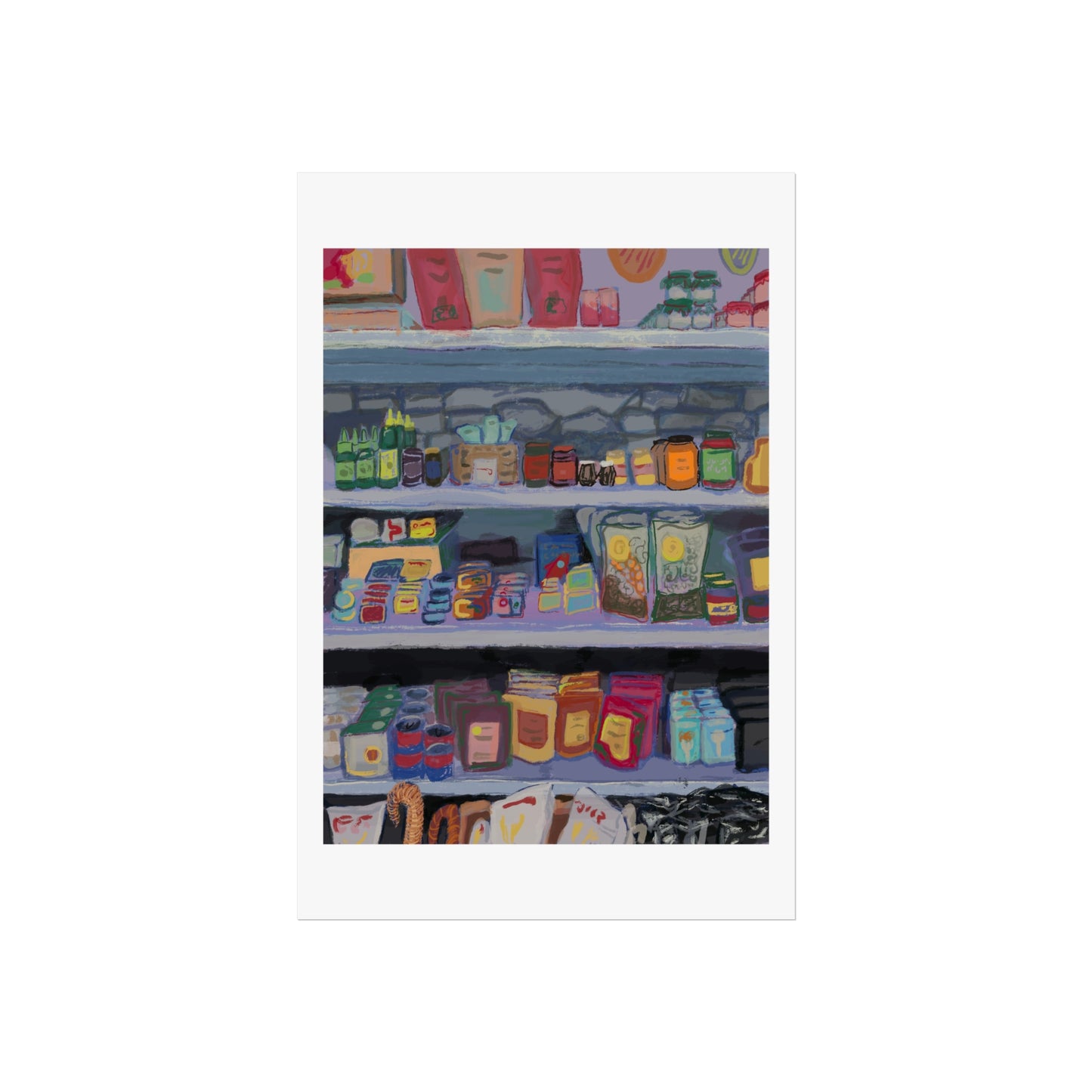 “Clean up on Aisle $*%#” Fine Art Poster, Wall Art, Home Decor, Gift Idea, Modern Art Print