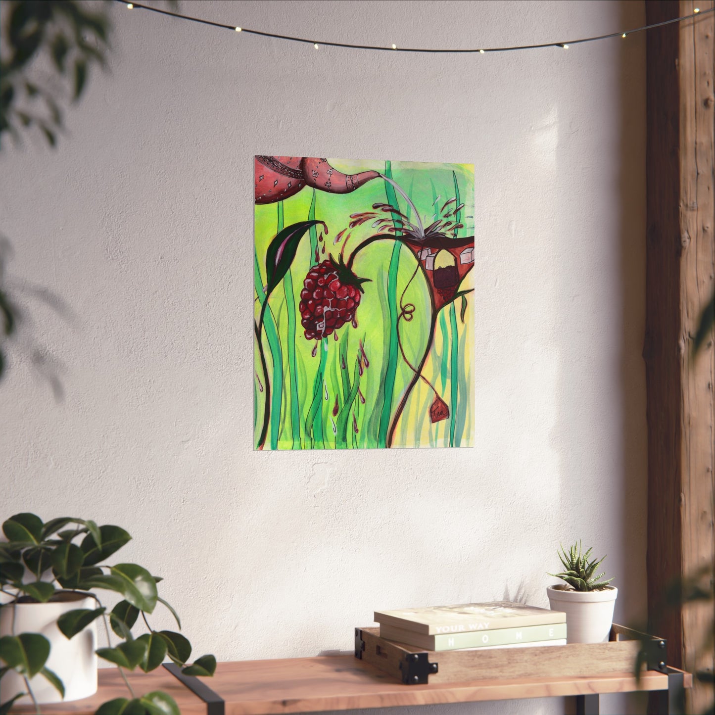 “Raspberry Tea” Premium Print