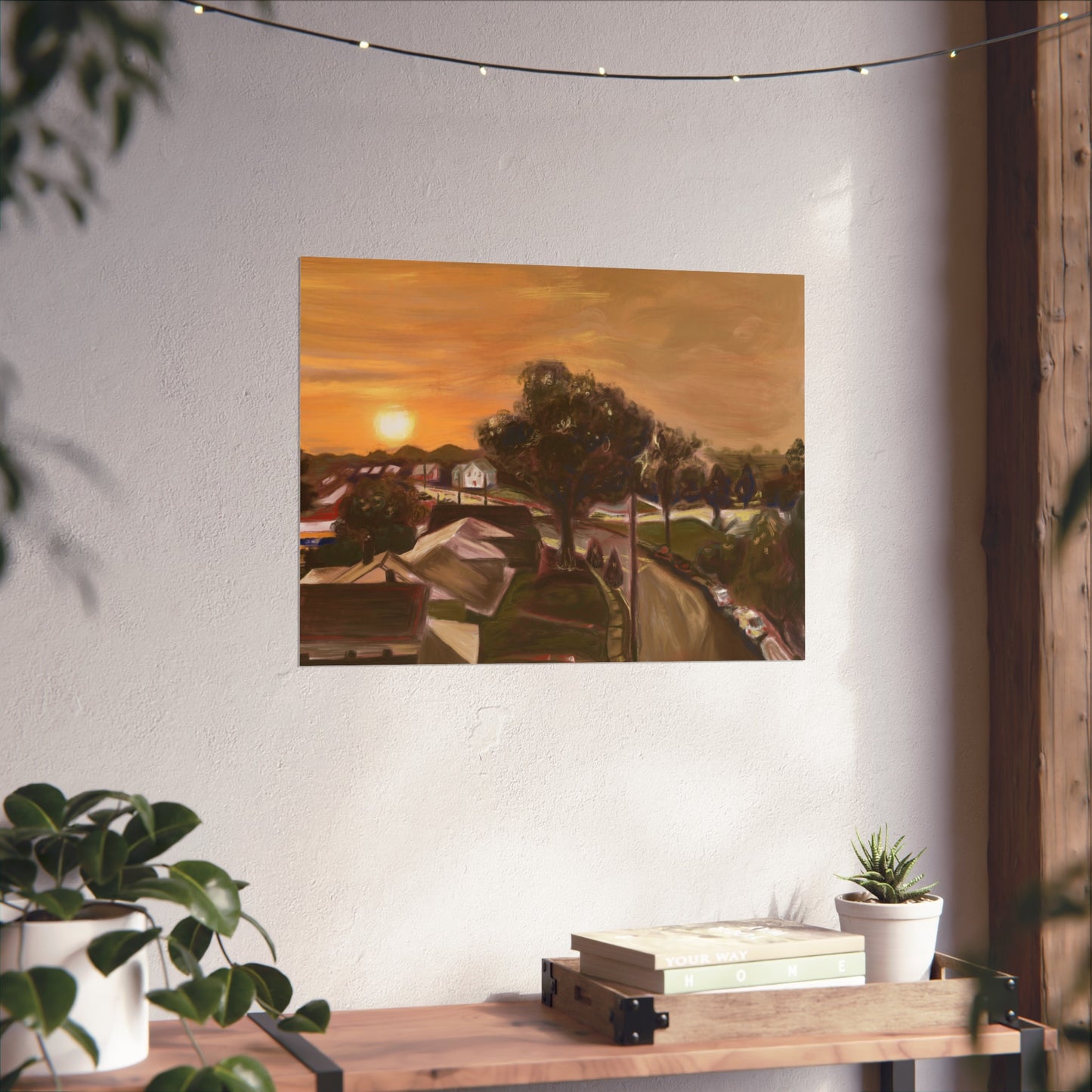 “Key-Shaped Cul-de-sac” Premium Print