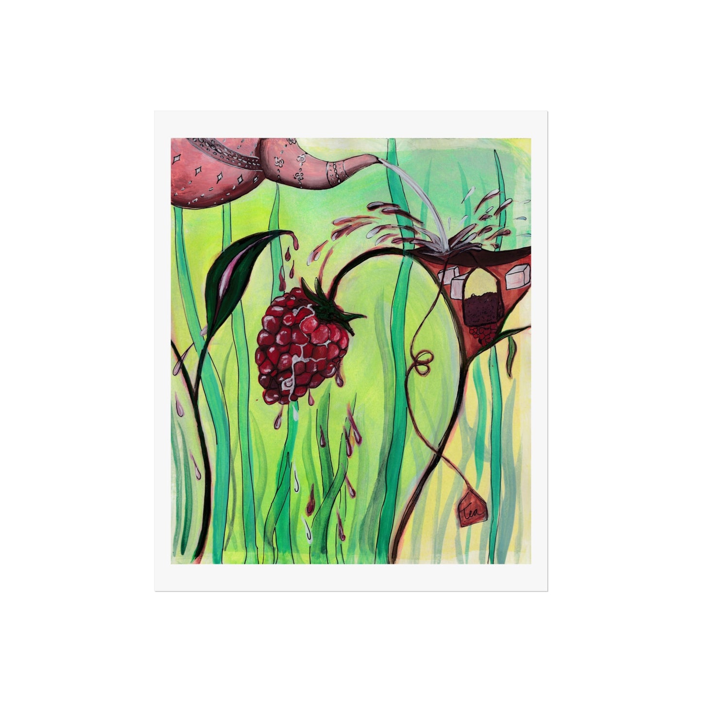 “Raspberry Tea” Premium Print