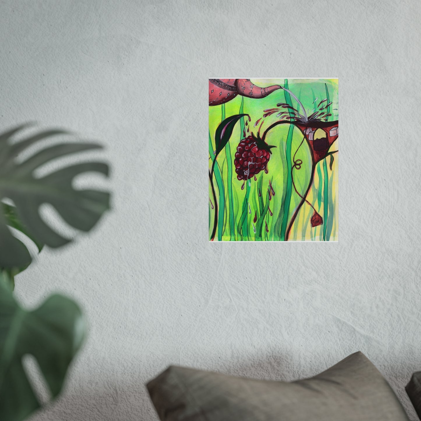 “Raspberry Tea” Premium Print