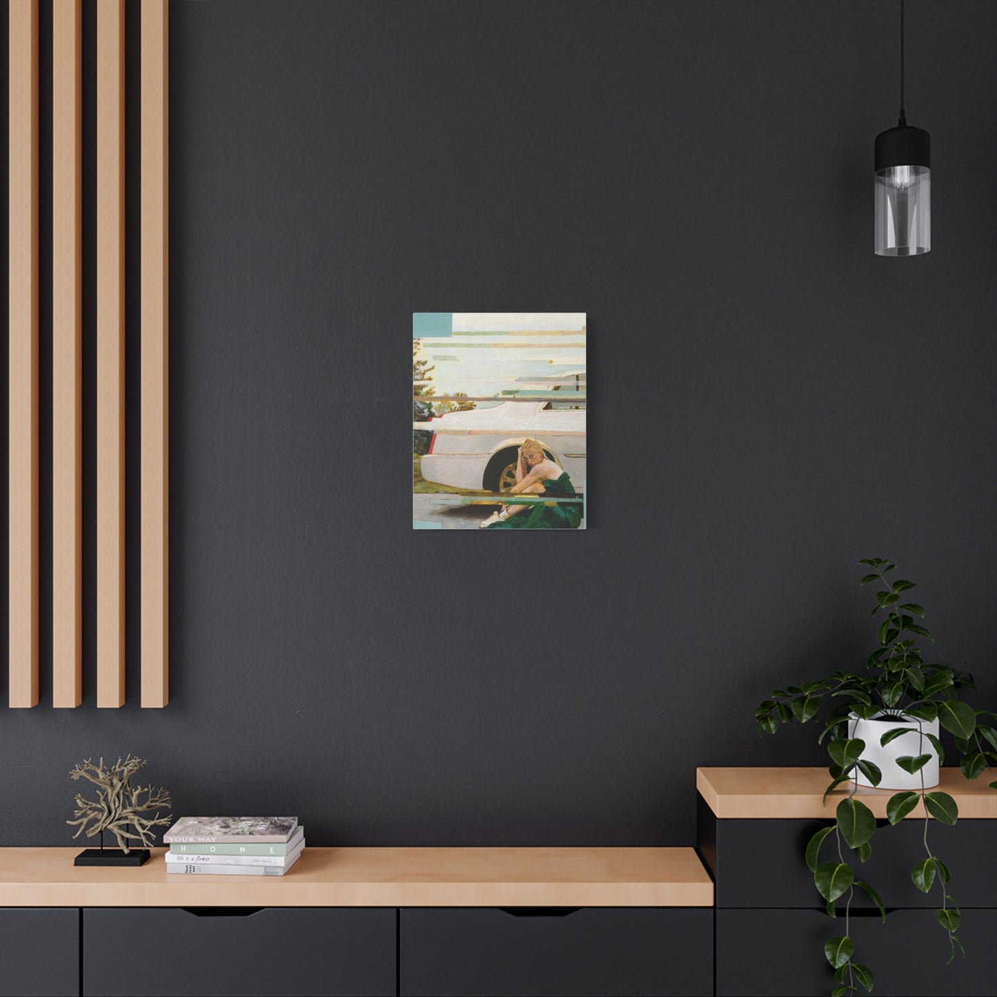 “Flat Tire” Matte Canvas, Stretched, 1.25"