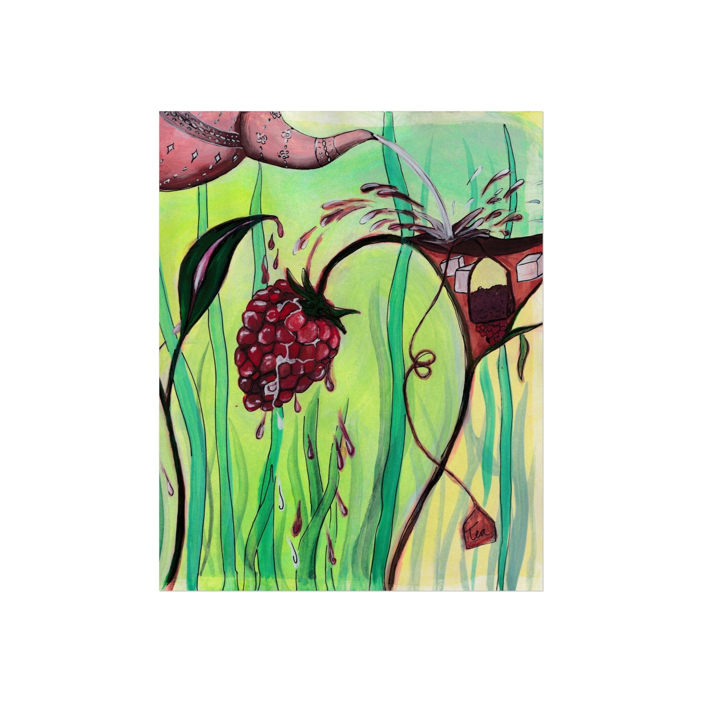 “Raspberry Tea” Premium Print