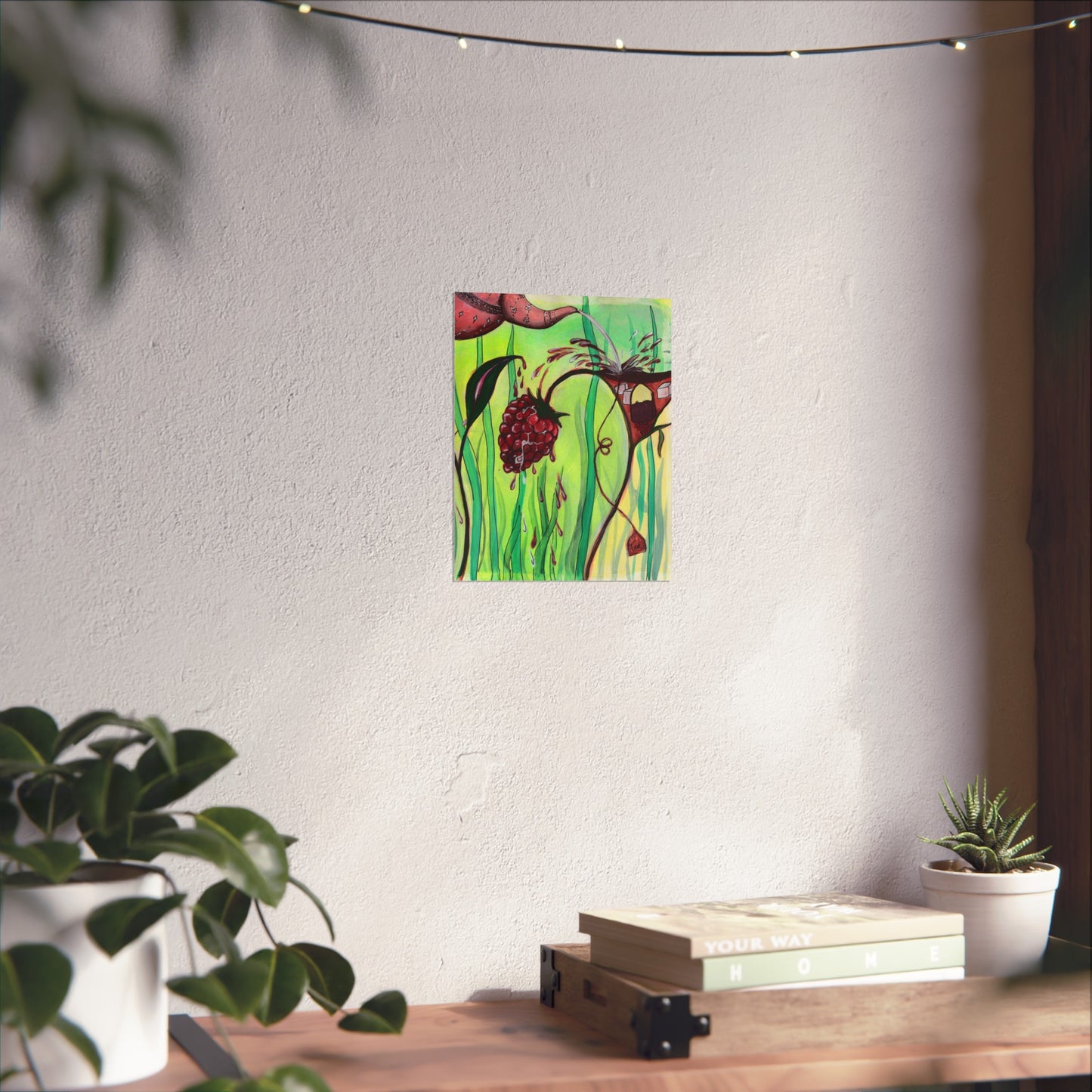 “Raspberry Tea” Premium Print