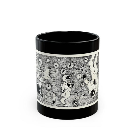 “In Orbit” Mug - Cosmic Coffee Cup, Space Lover Gift, Unique Kitchenware, Sci-Fi Drinkware, Outer Space Decor