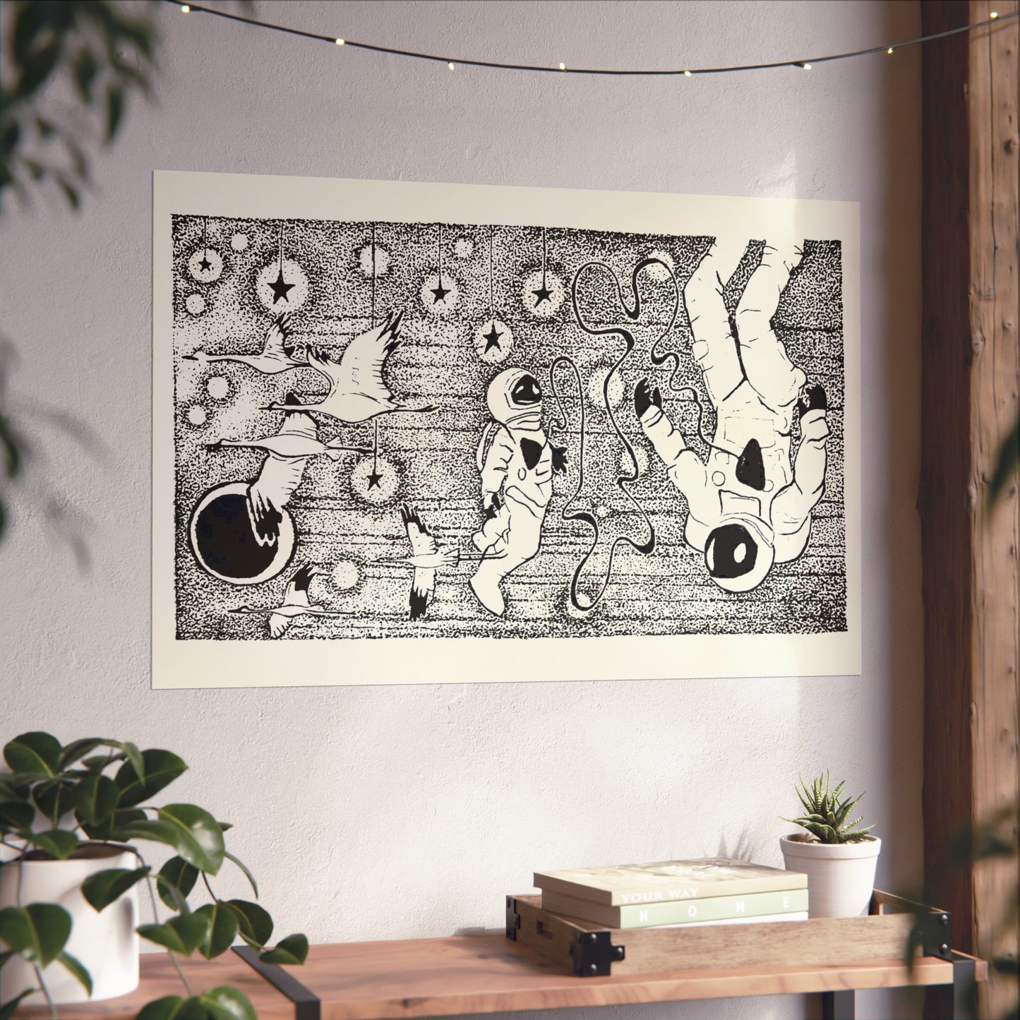 “Connection in Orbit” Premium Print