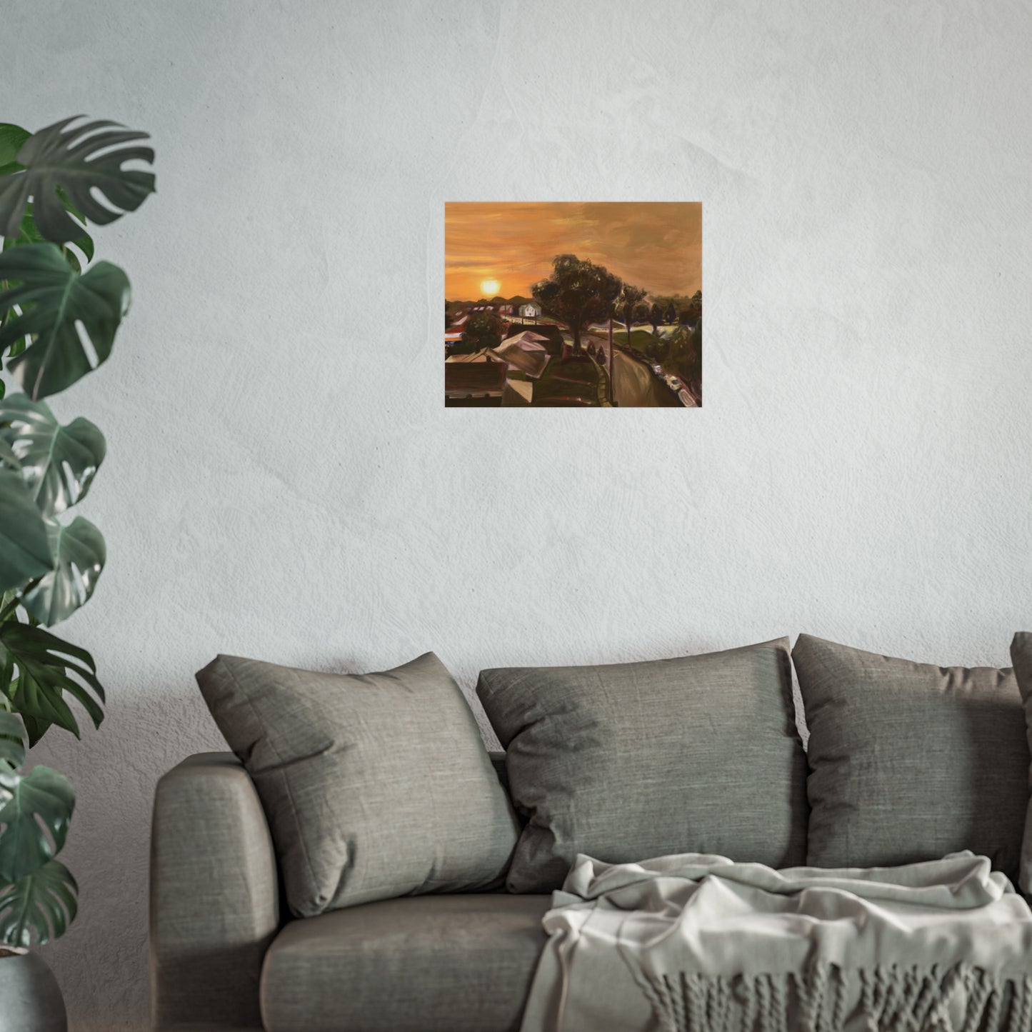 “Key-Shaped Cul-de-sac” Premium Print