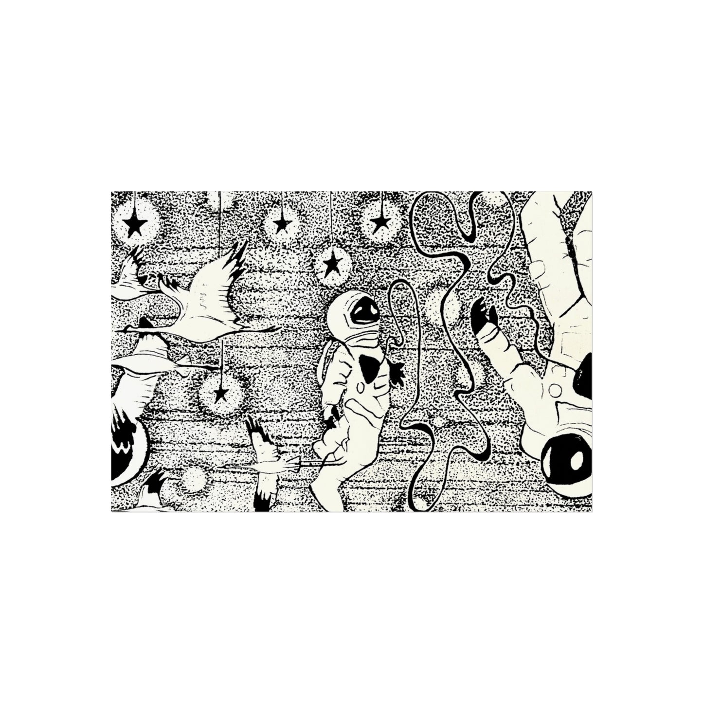 “Connection In Orbit” Premium Print - No Borders