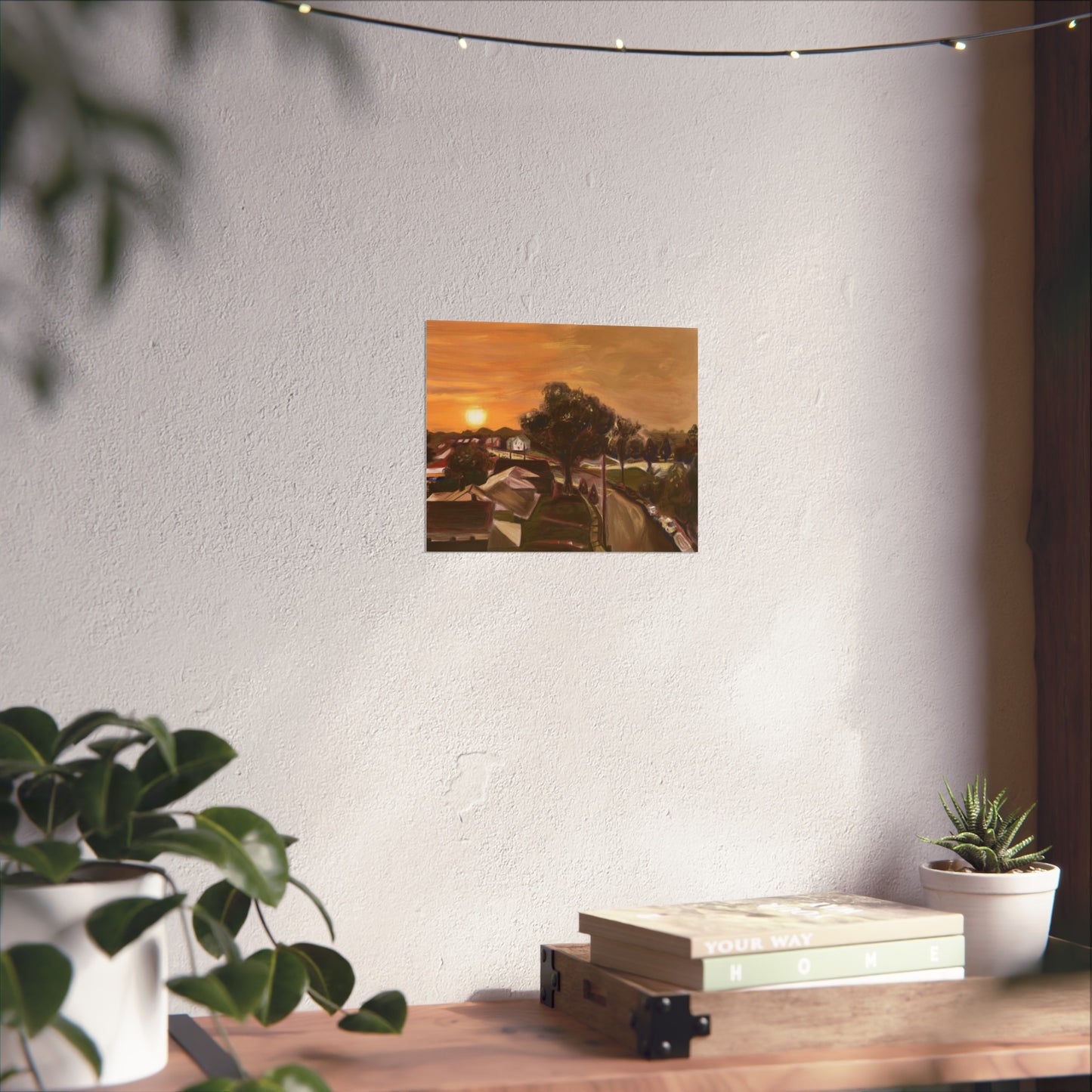 “Key-Shaped Cul-de-sac” Premium Print