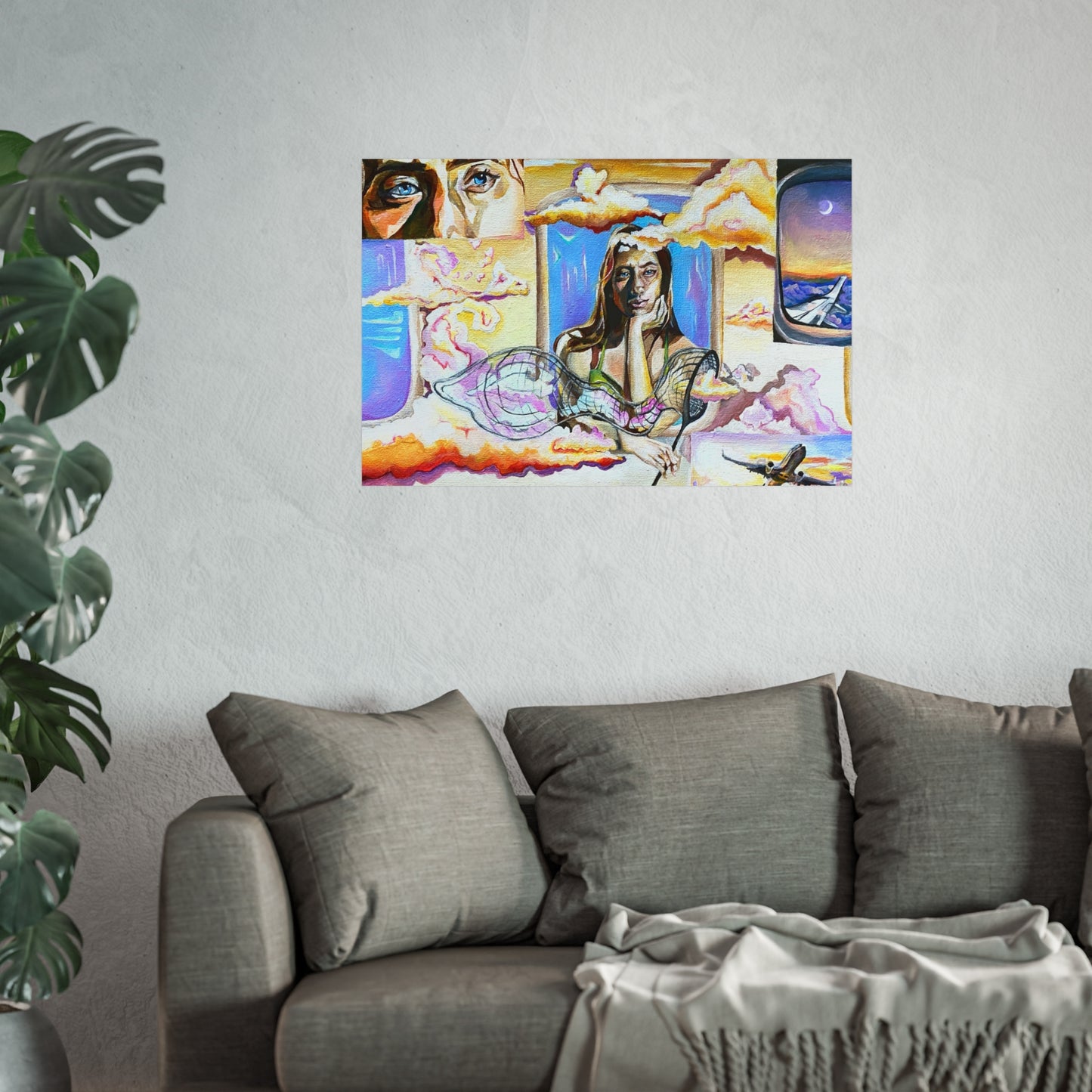 “Head in the Clouds” Premium print