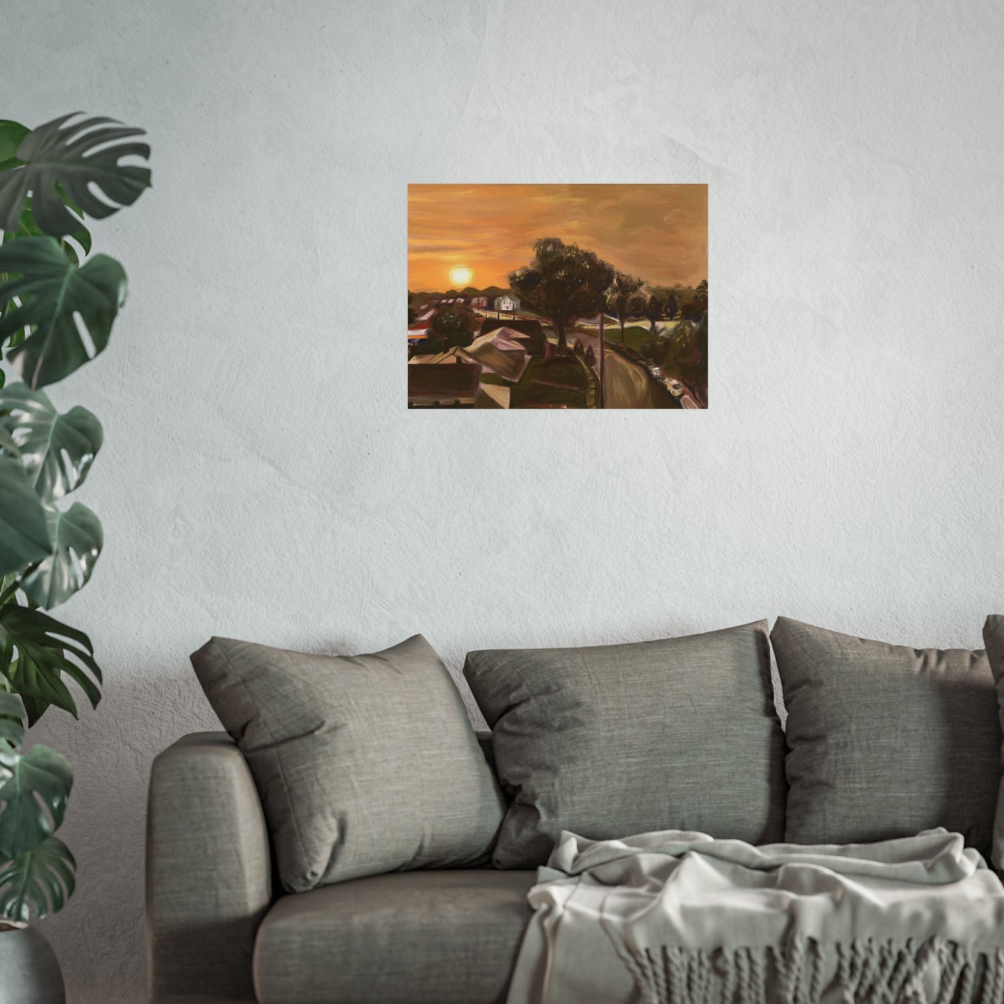 “Key-Shaped Cul-de-sac” Premium Print