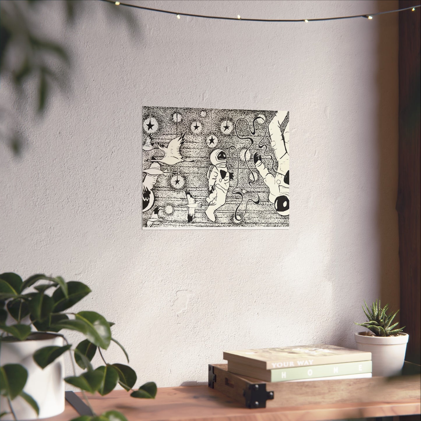 “Connection In Orbit” Premium Print - No Borders