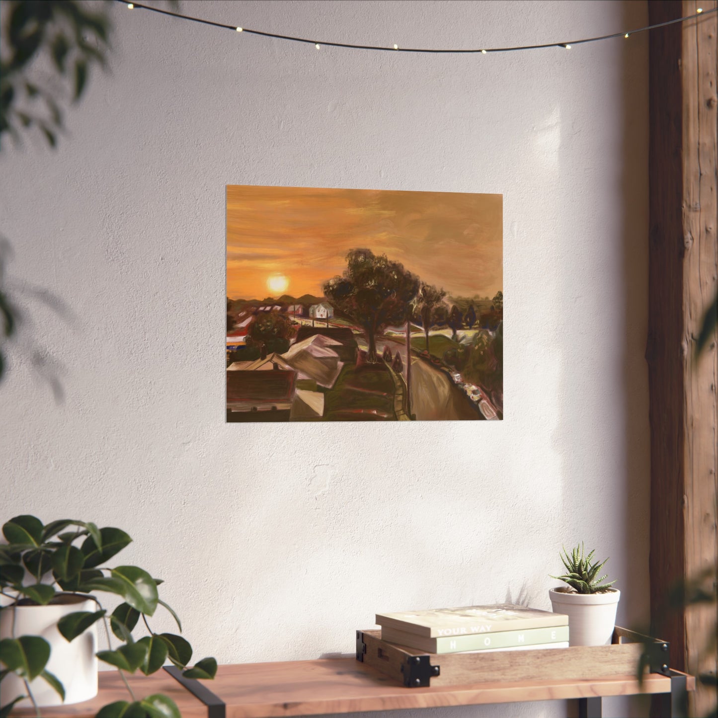 “Key-Shaped Cul-de-sac” Premium Print