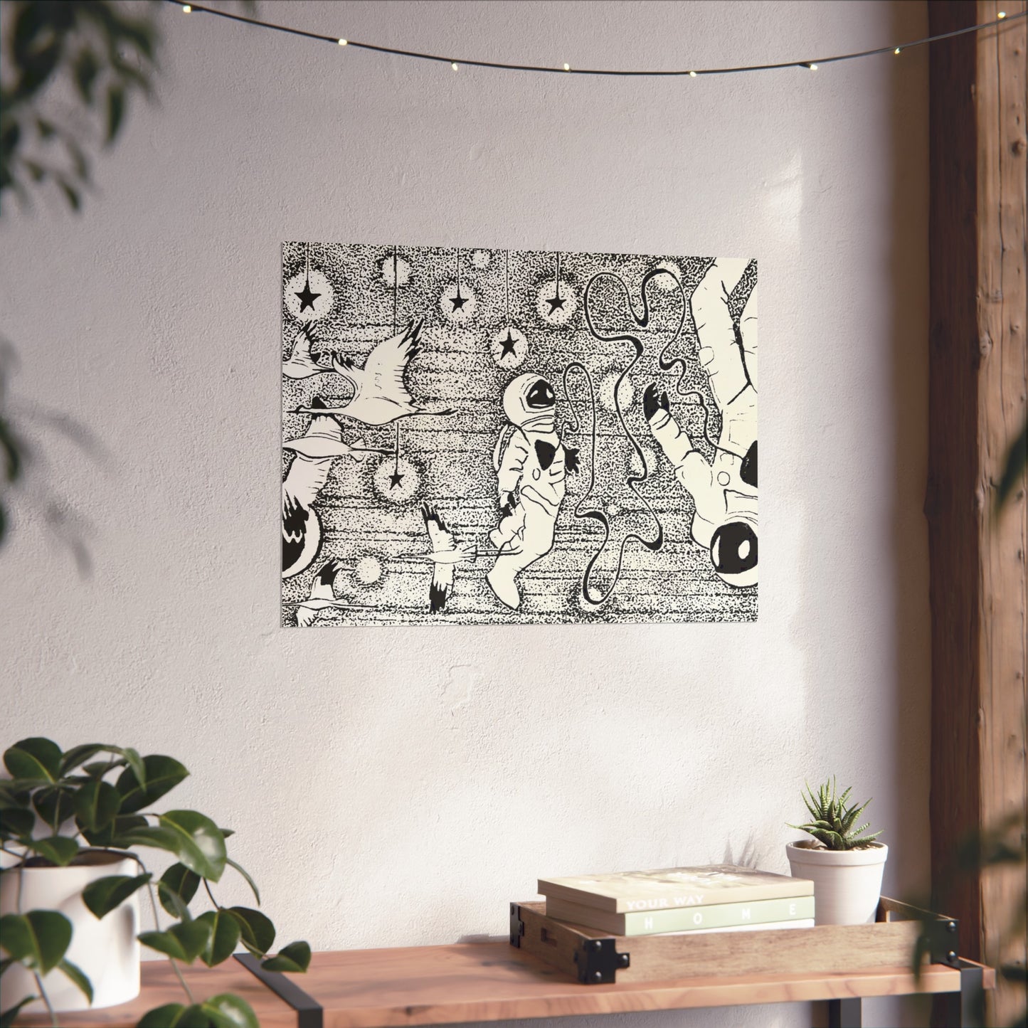 “Connection In Orbit” Premium Print - No Borders