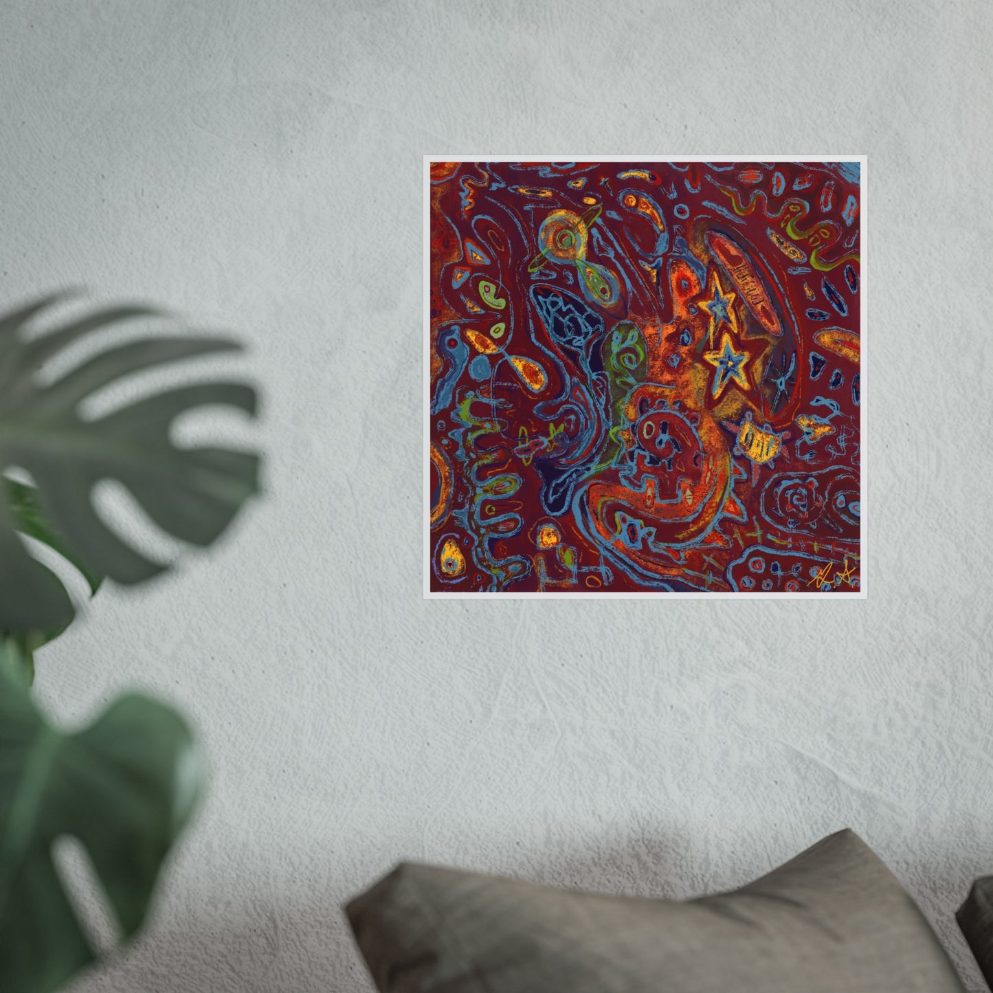 “WHATEVER” Red Premium Print