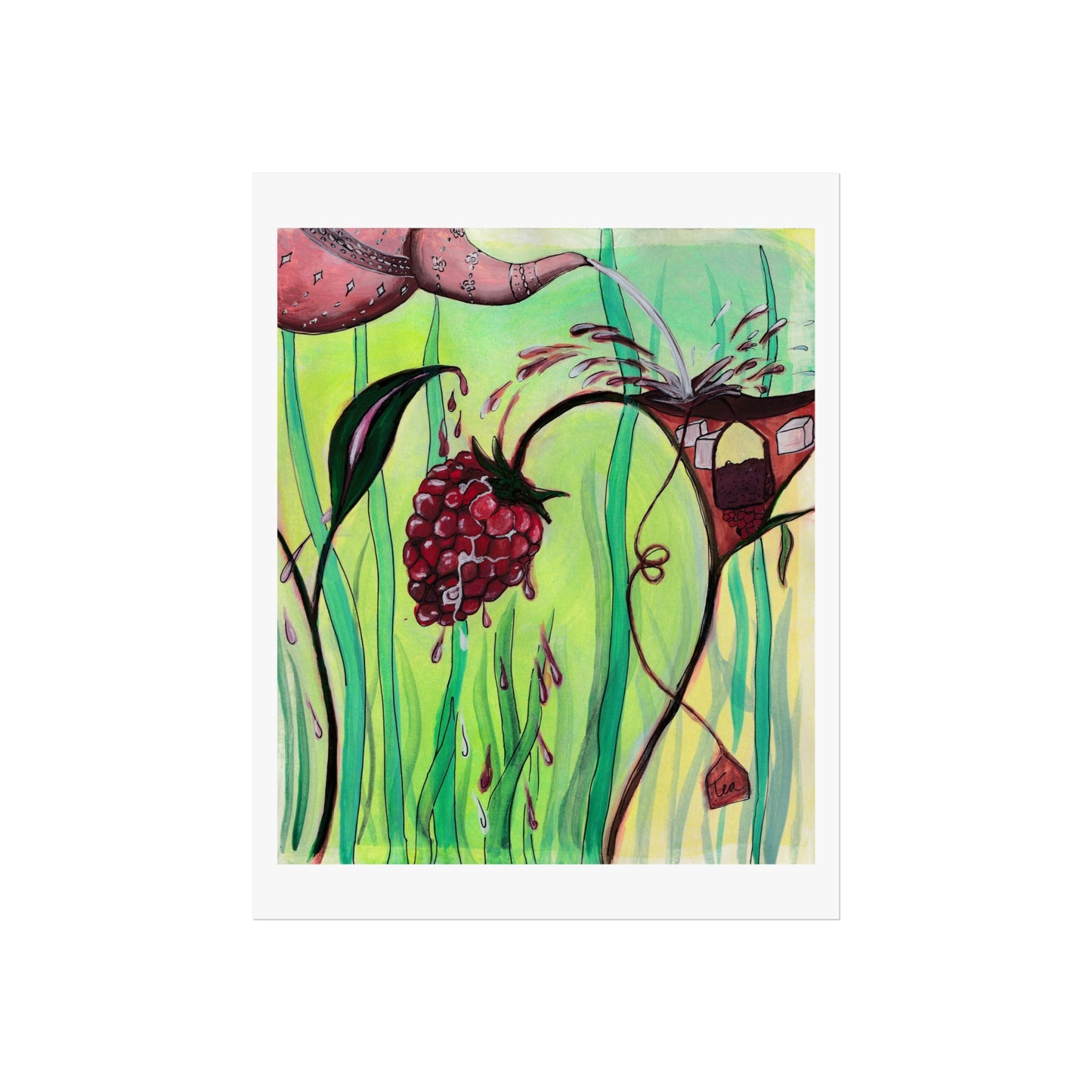 “Raspberry Tea” Premium Print