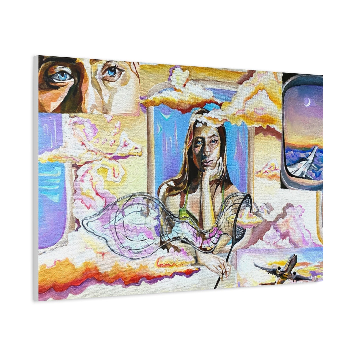 “Head in the Clouds” Matte Canvas, Stretched, 1.25"