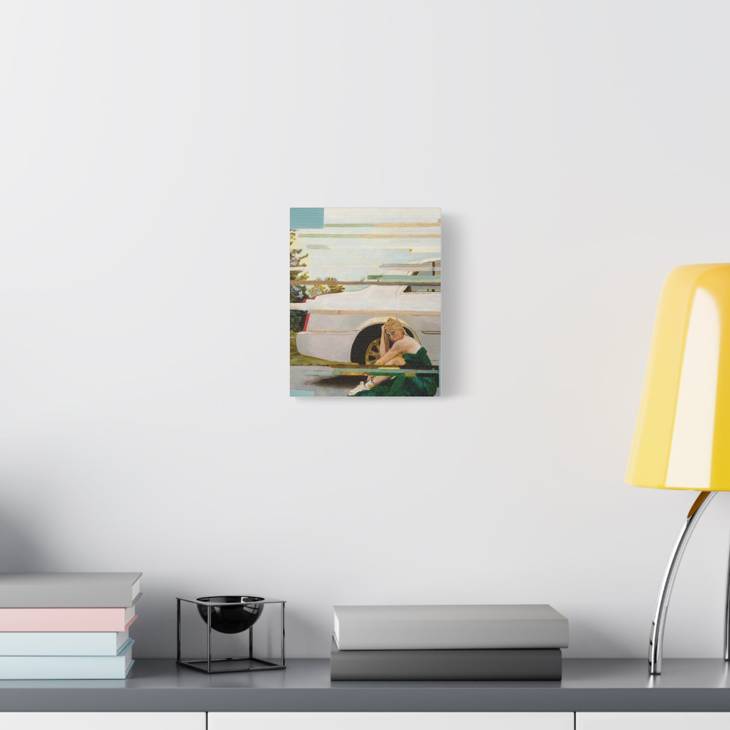 “Flat Tire” Matte Canvas, Stretched, 1.25"