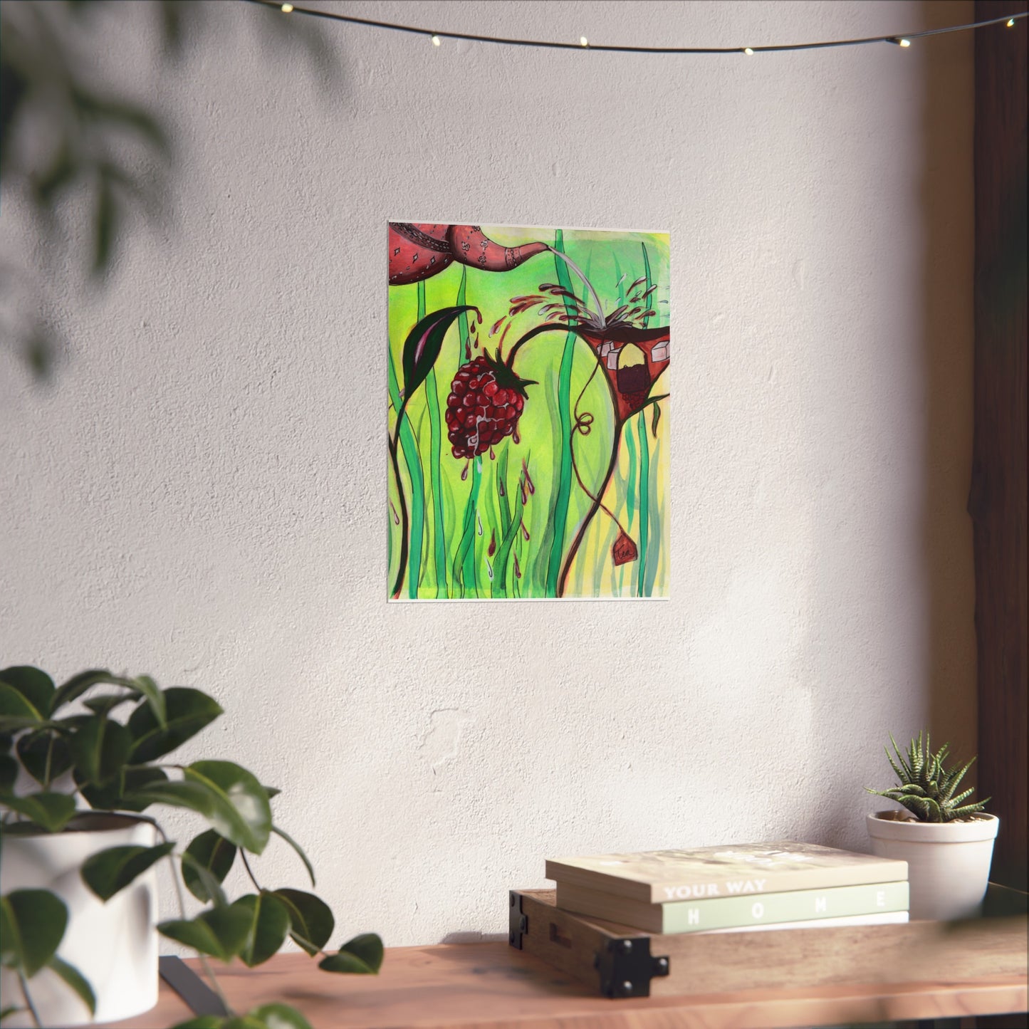 “Raspberry Tea” Premium Print