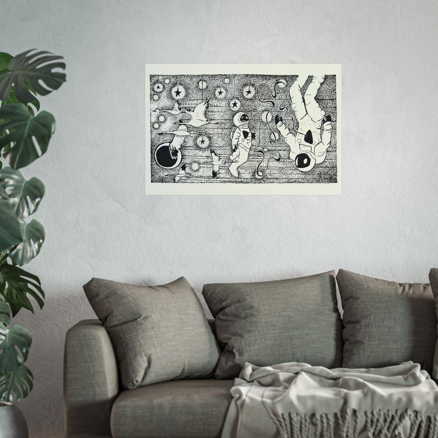 “Connection in Orbit” Premium Print