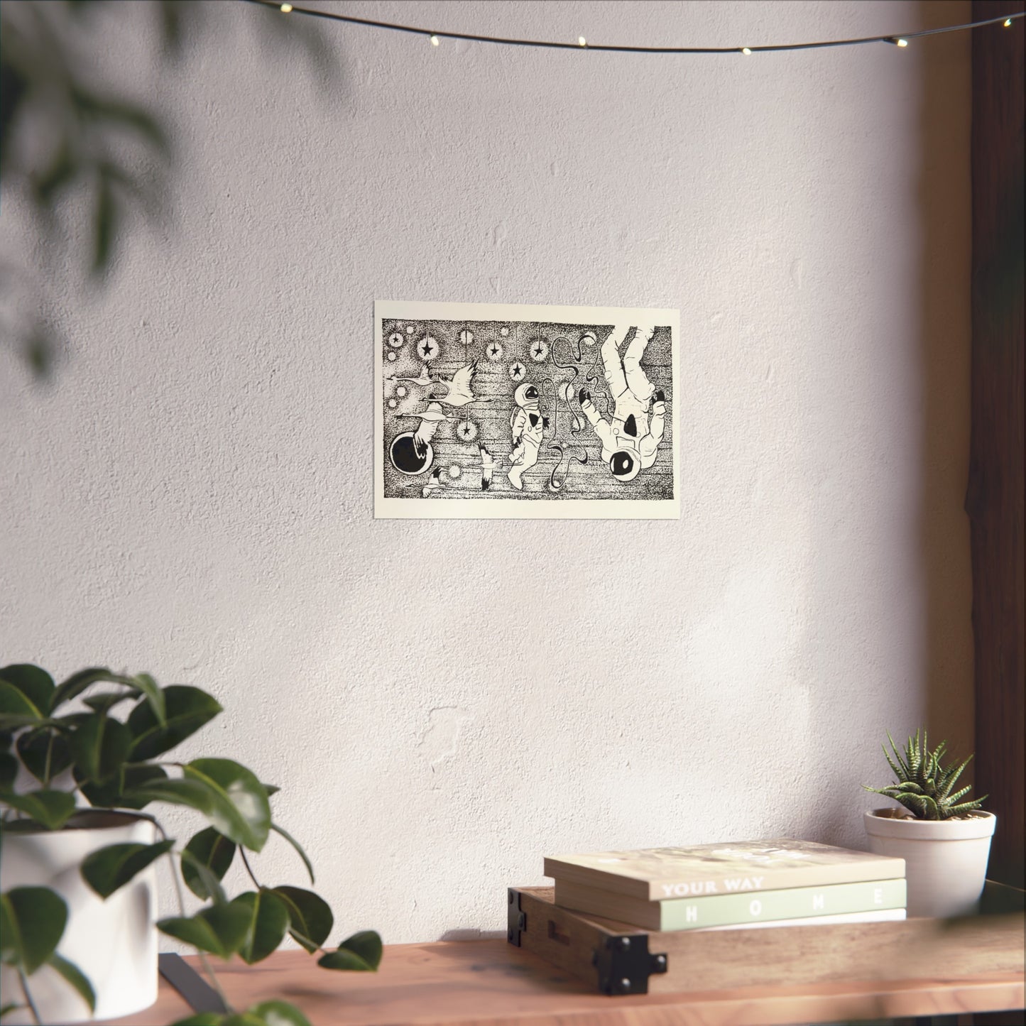 “Connection in Orbit” Premium Print
