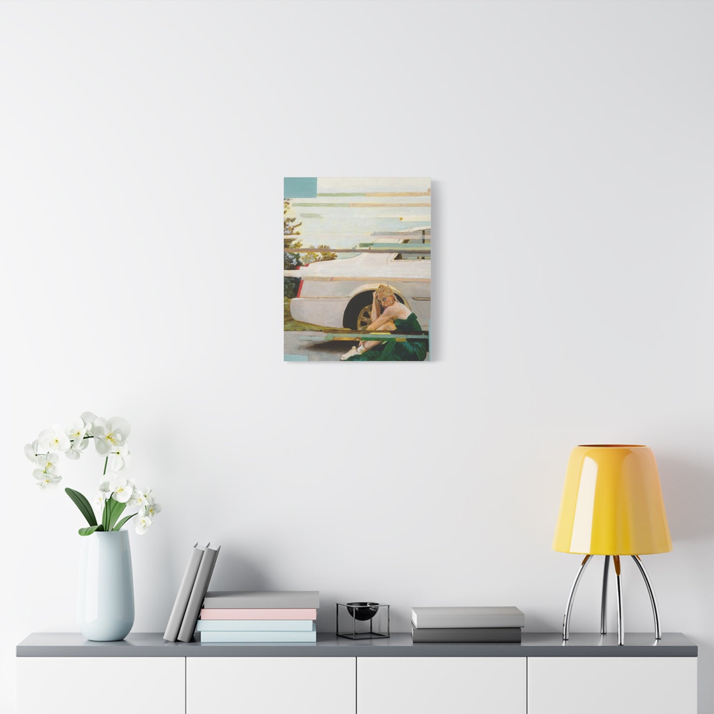 “Flat Tire” Matte Canvas, Stretched, 1.25"