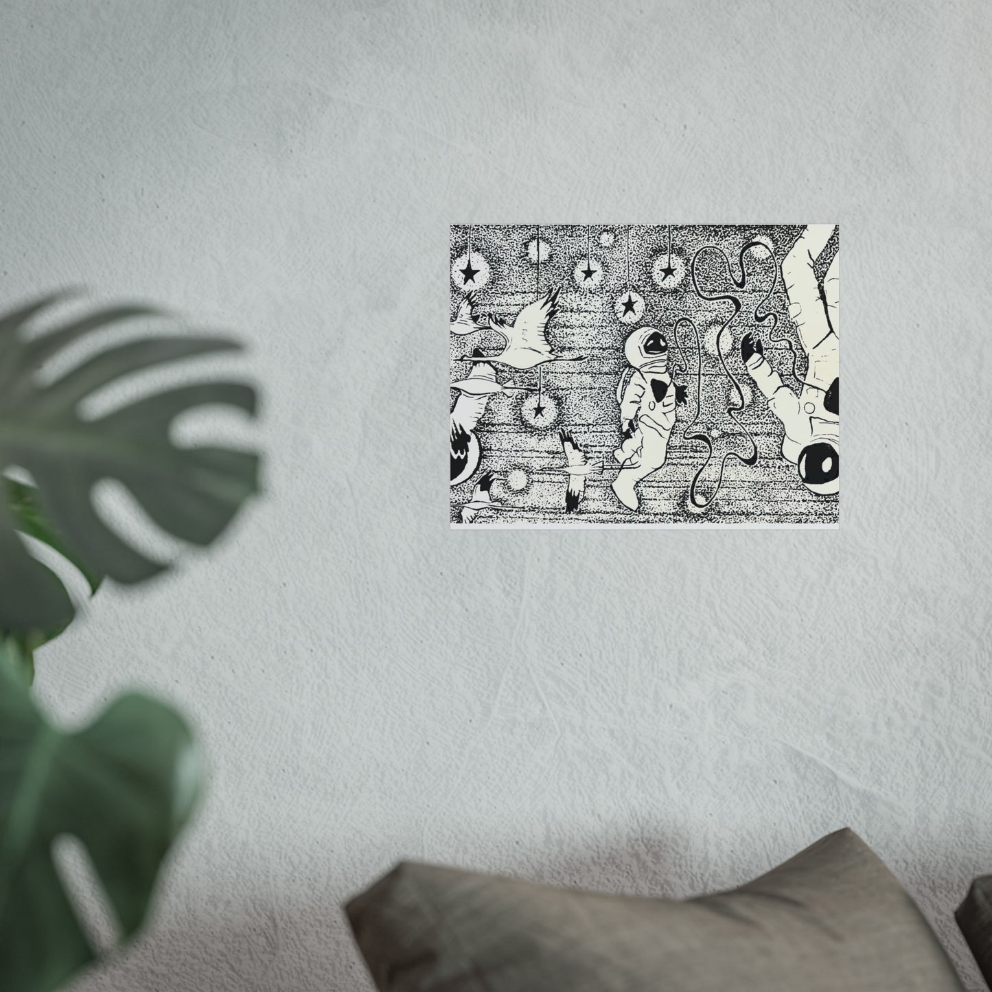 “Connection In Orbit” Premium Print - No Borders