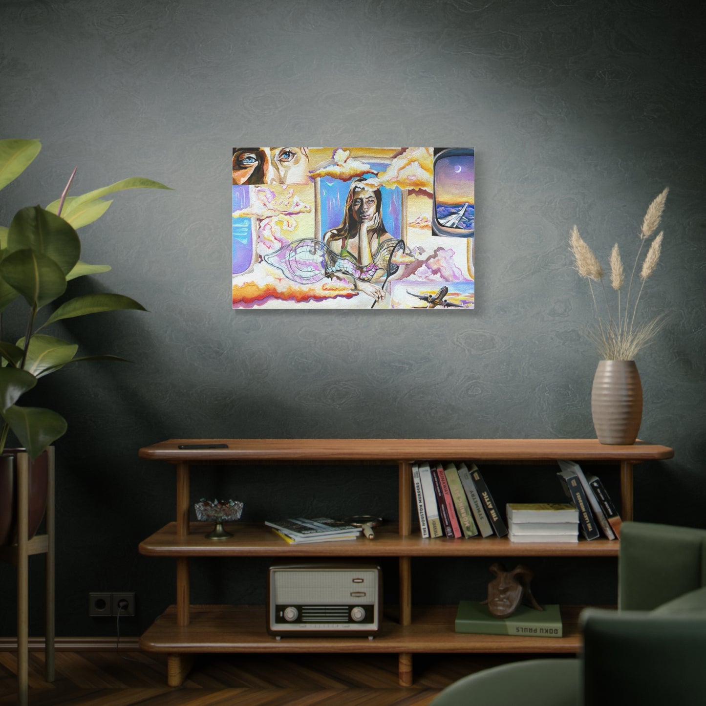 “Head in the Clouds” Matte Canvas, Stretched, 1.25"