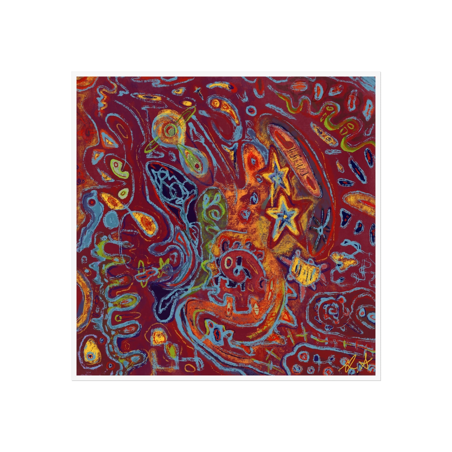 “WHATEVER” Red Premium Print