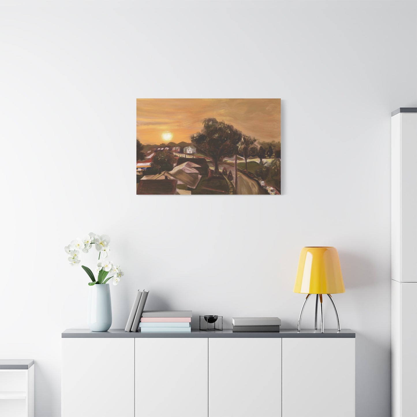 “Key-Shaped Cul-de-sac” Matte Canvas, Stretched, 1.25"