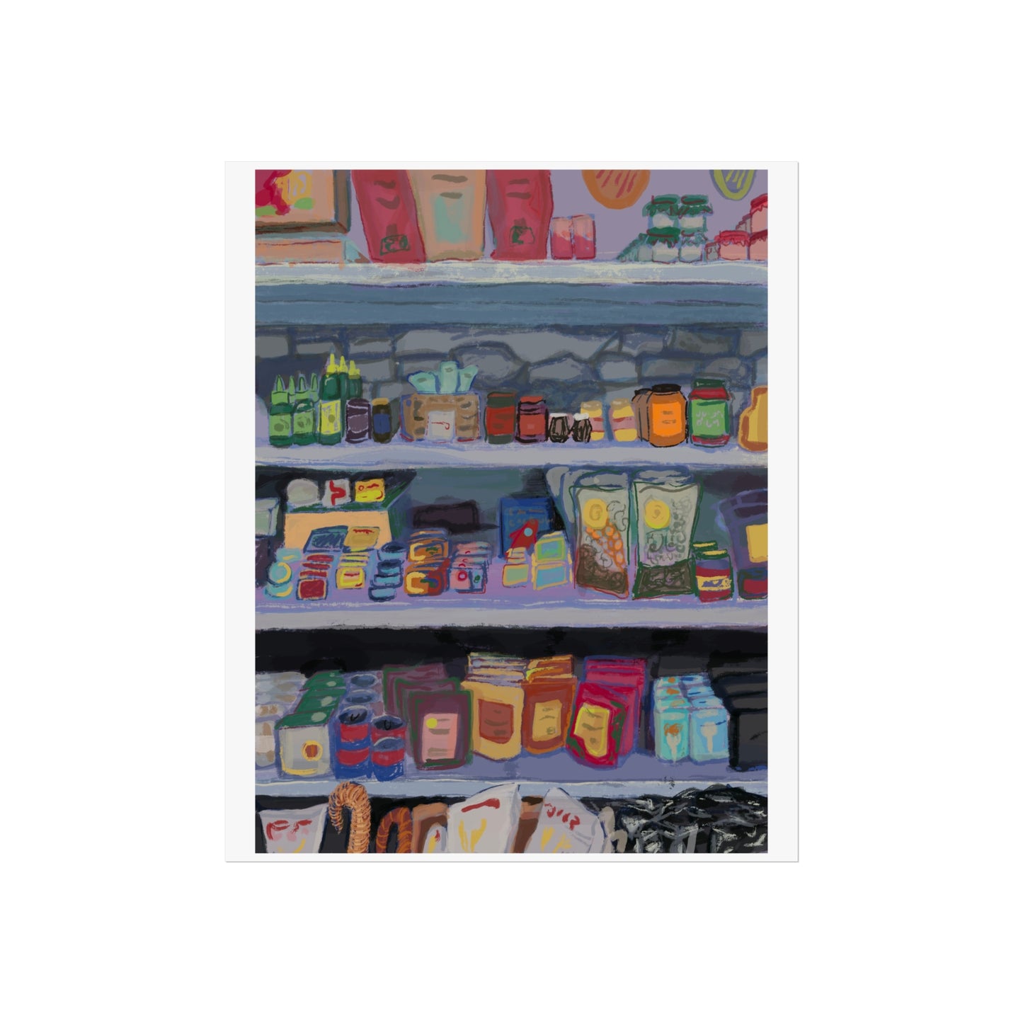 “Clean up on Aisle $*%#” Fine Art Poster, Wall Art, Home Decor, Gift Idea, Modern Art Print