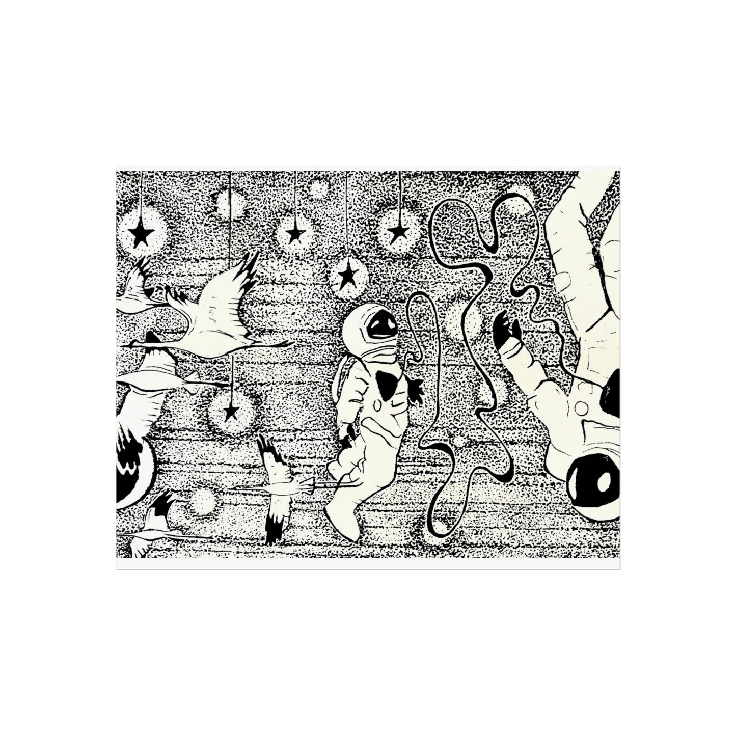 “Connection In Orbit” Premium Print - No Borders