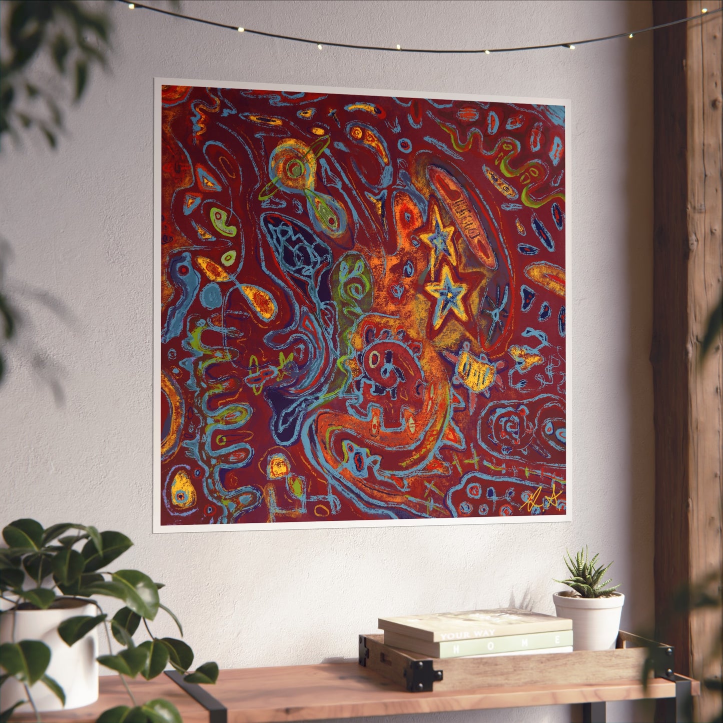 “WHATEVER” Red Premium Print
