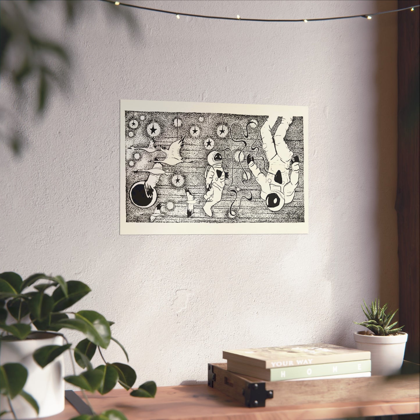 “Connection in Orbit” Premium Print