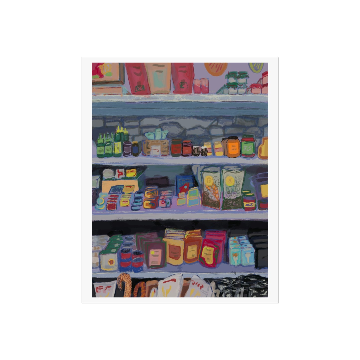 “Clean up on Aisle $*%#” Fine Art Poster, Wall Art, Home Decor, Gift Idea, Modern Art Print