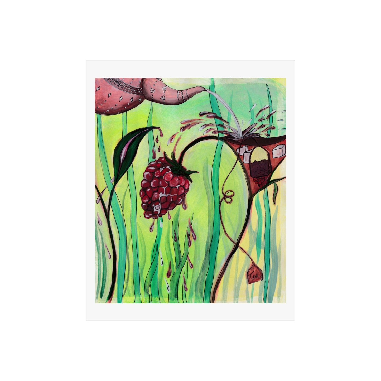 “Raspberry Tea” Premium Print