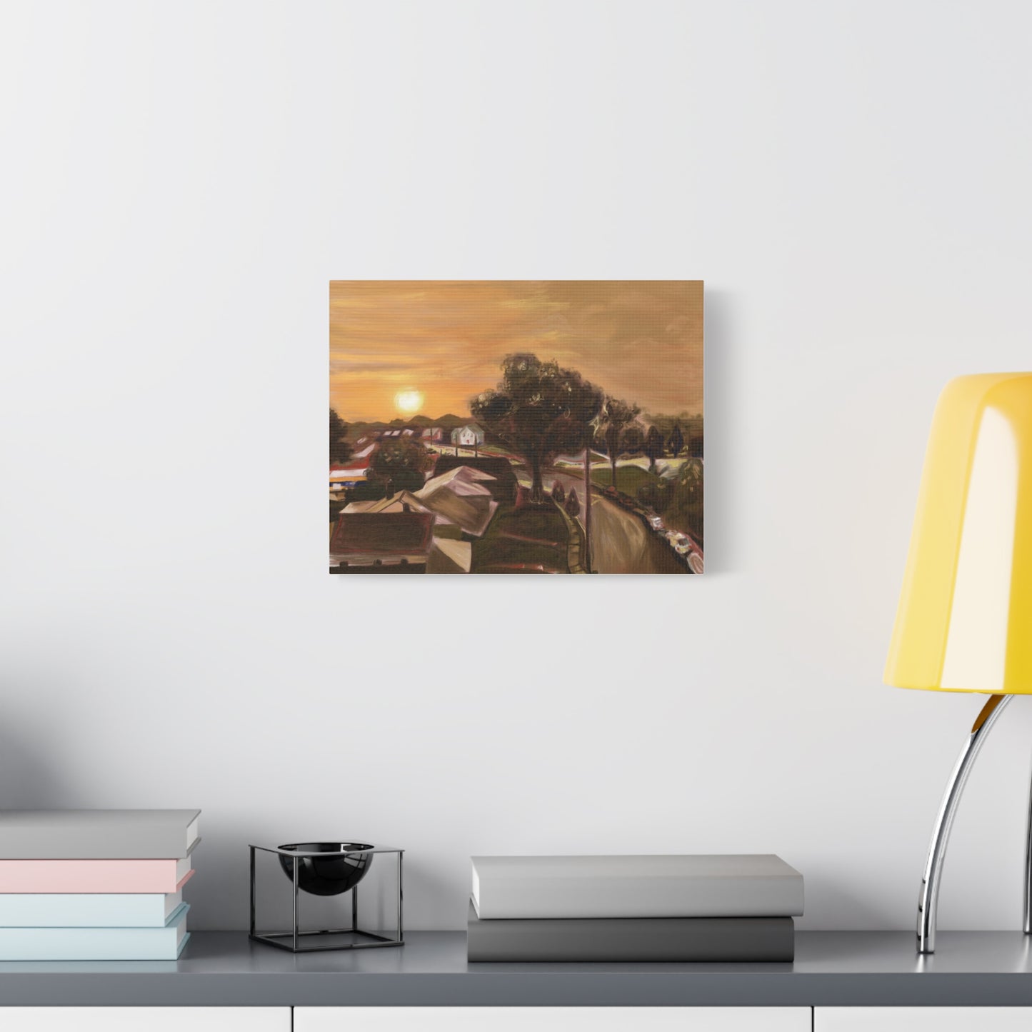 “Key-Shaped Cul-de-sac” Matte Canvas, Stretched, 1.25"