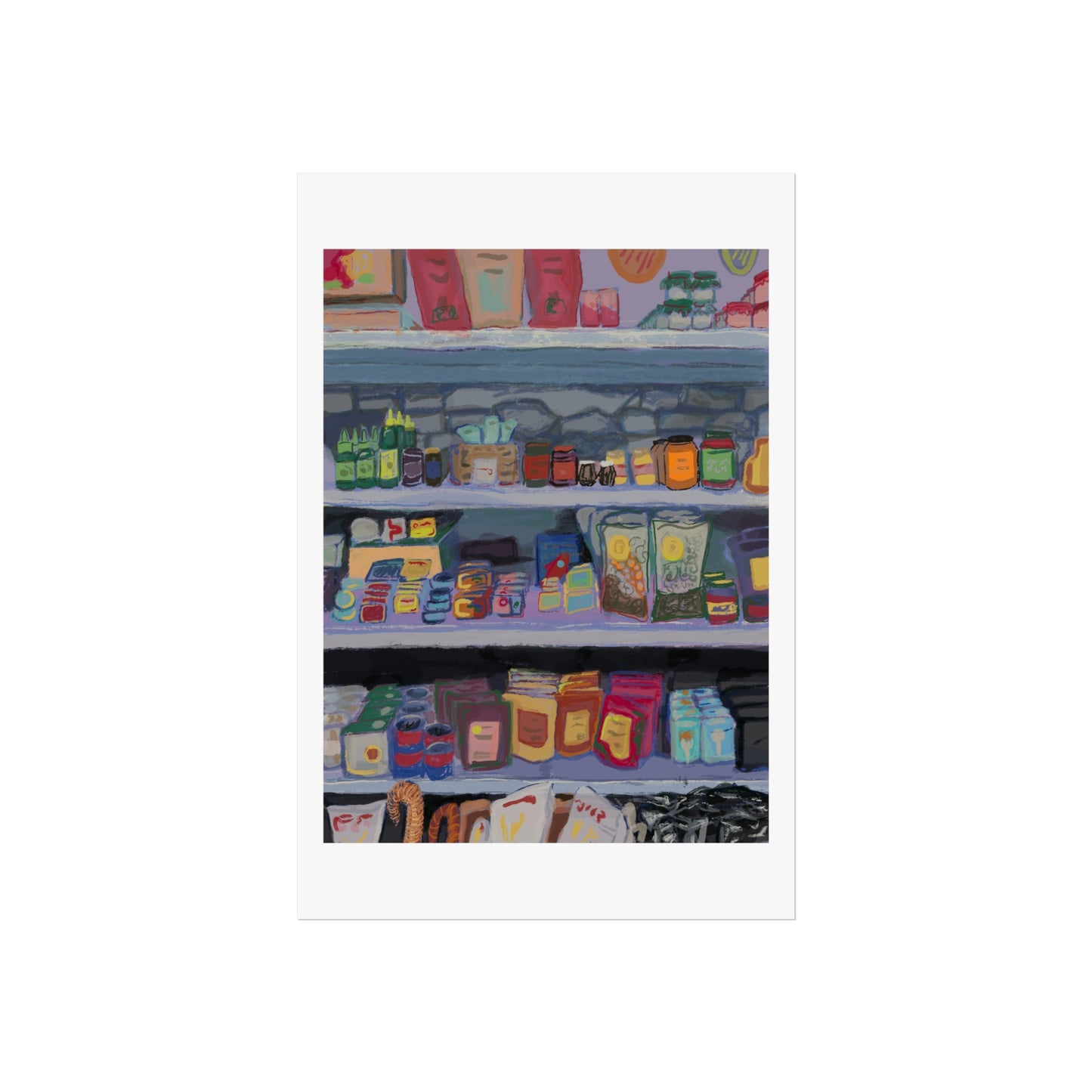 “Clean up on Aisle $*%#” Fine Art Poster, Wall Art, Home Decor, Gift Idea, Modern Art Print