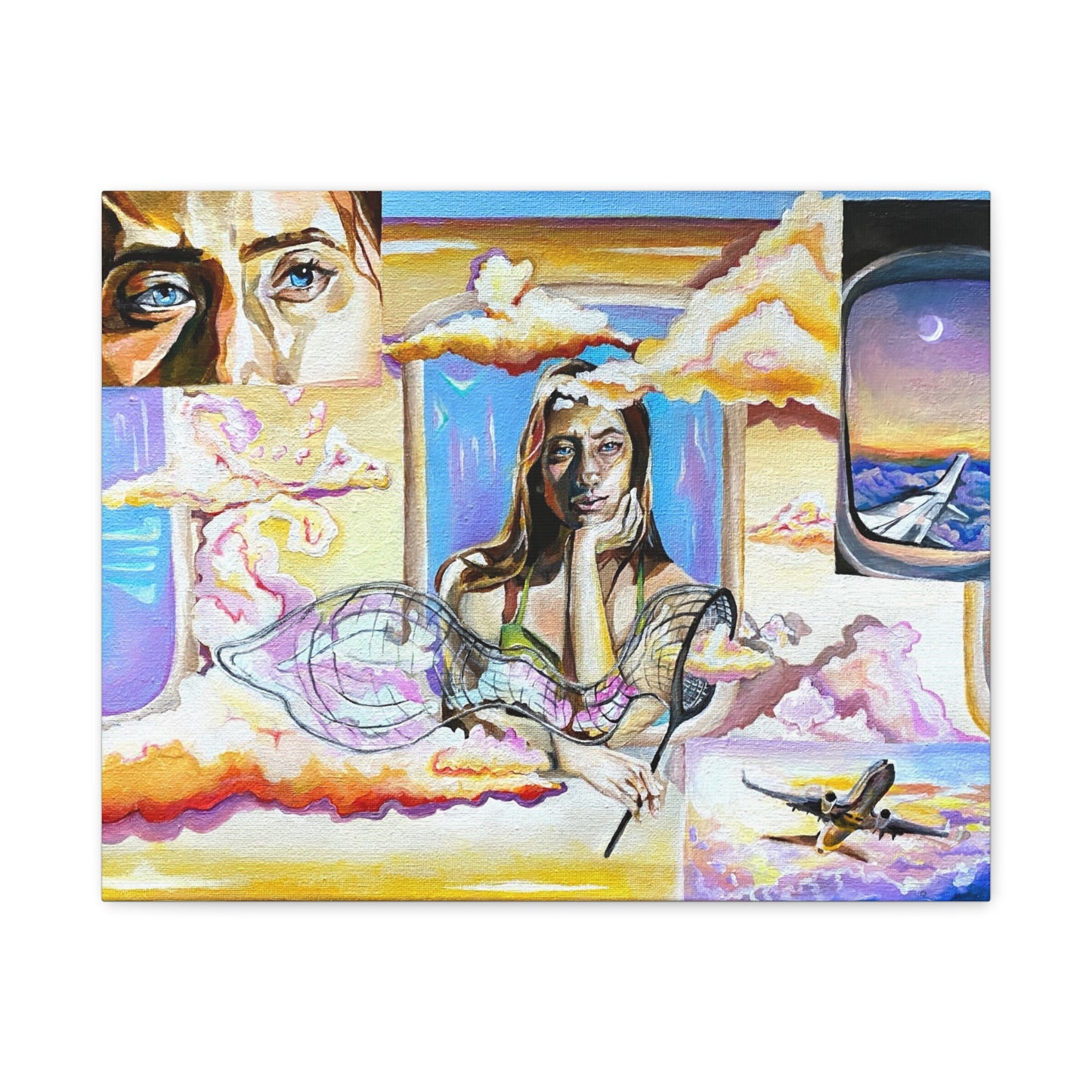 “Head in the Clouds” Matte Canvas, Stretched, 1.25"