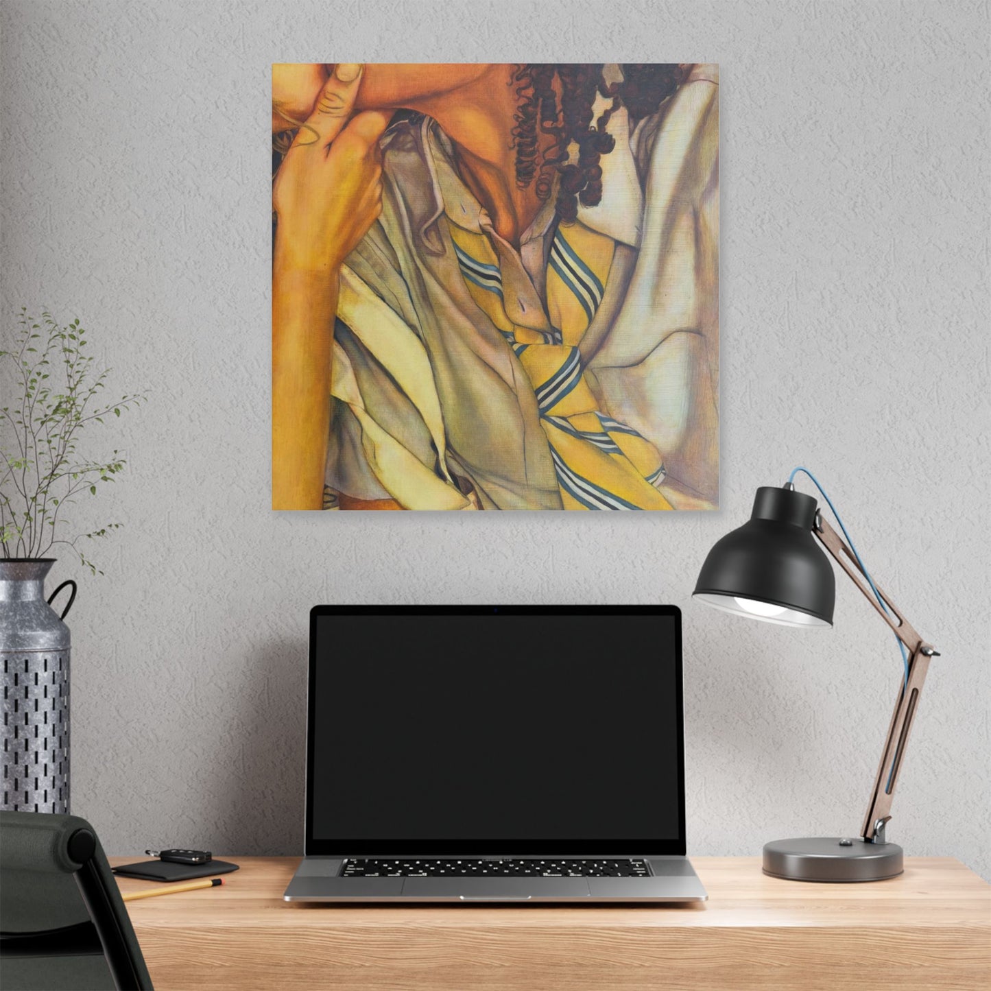 “We Broke Up” Stretched Canvas