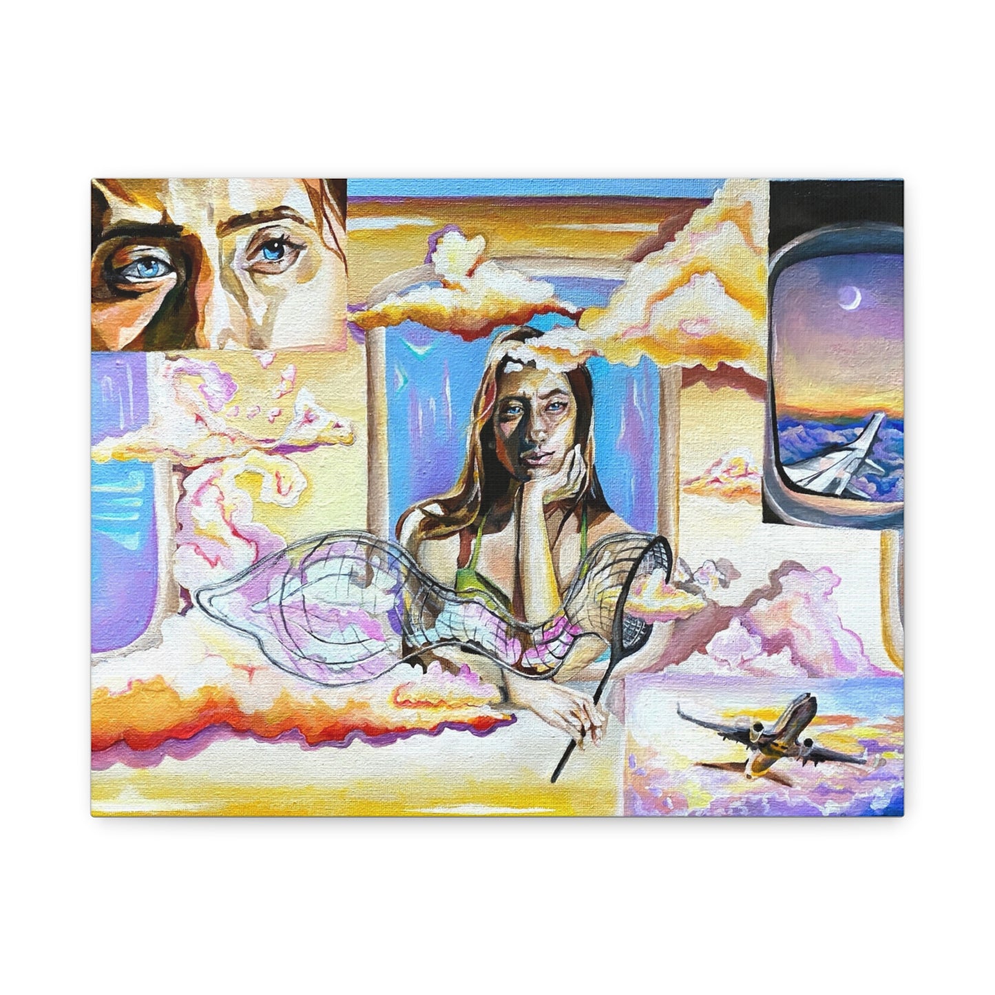 “Head in the Clouds” Matte Canvas, Stretched, 1.25"