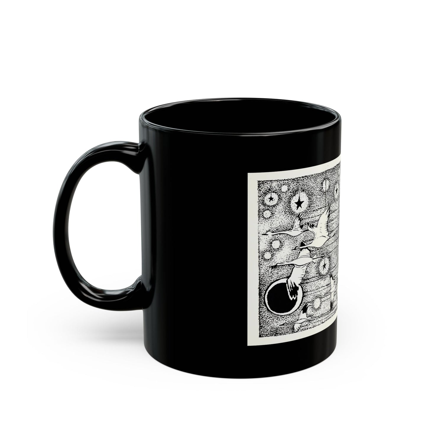 “In Orbit” Mug - Cosmic Coffee Cup, Space Lover Gift, Unique Kitchenware, Sci-Fi Drinkware, Outer Space Decor