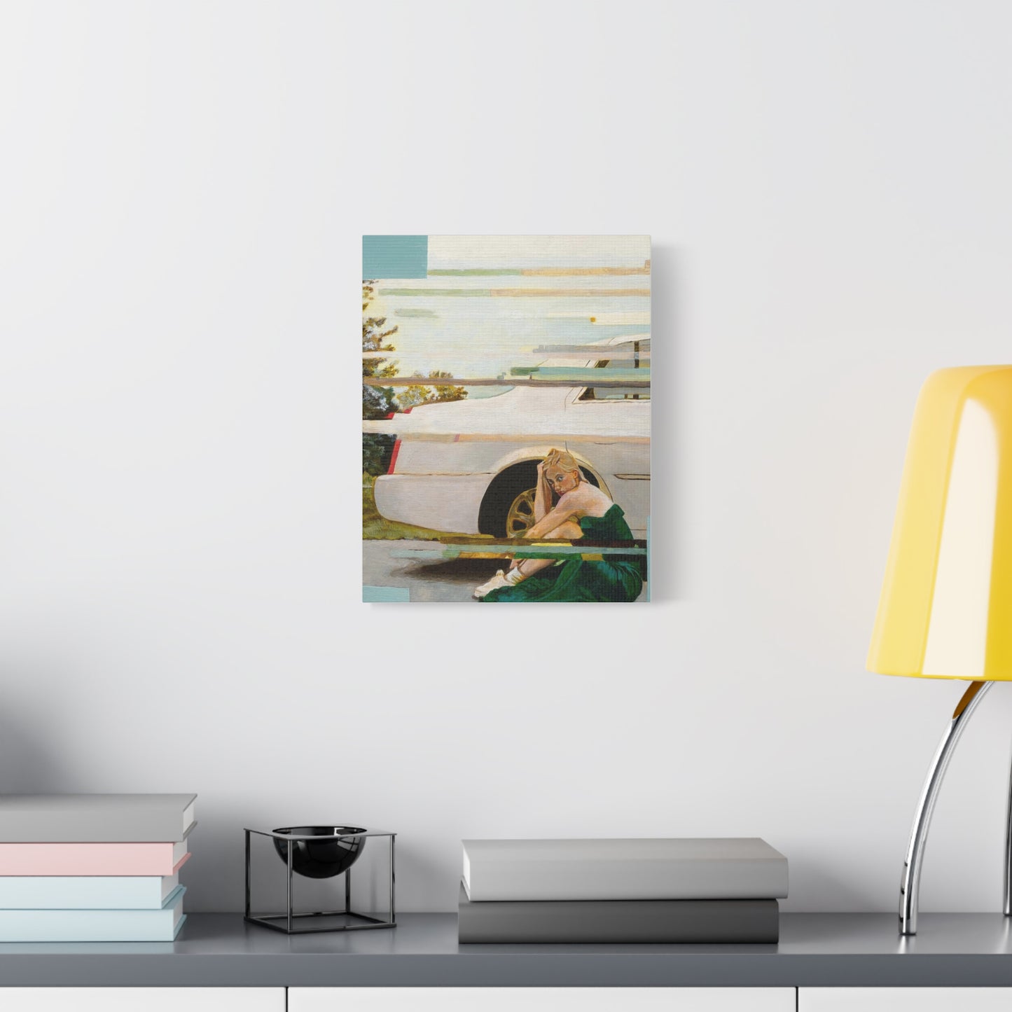 “Flat Tire” Matte Canvas, Stretched, 1.25"