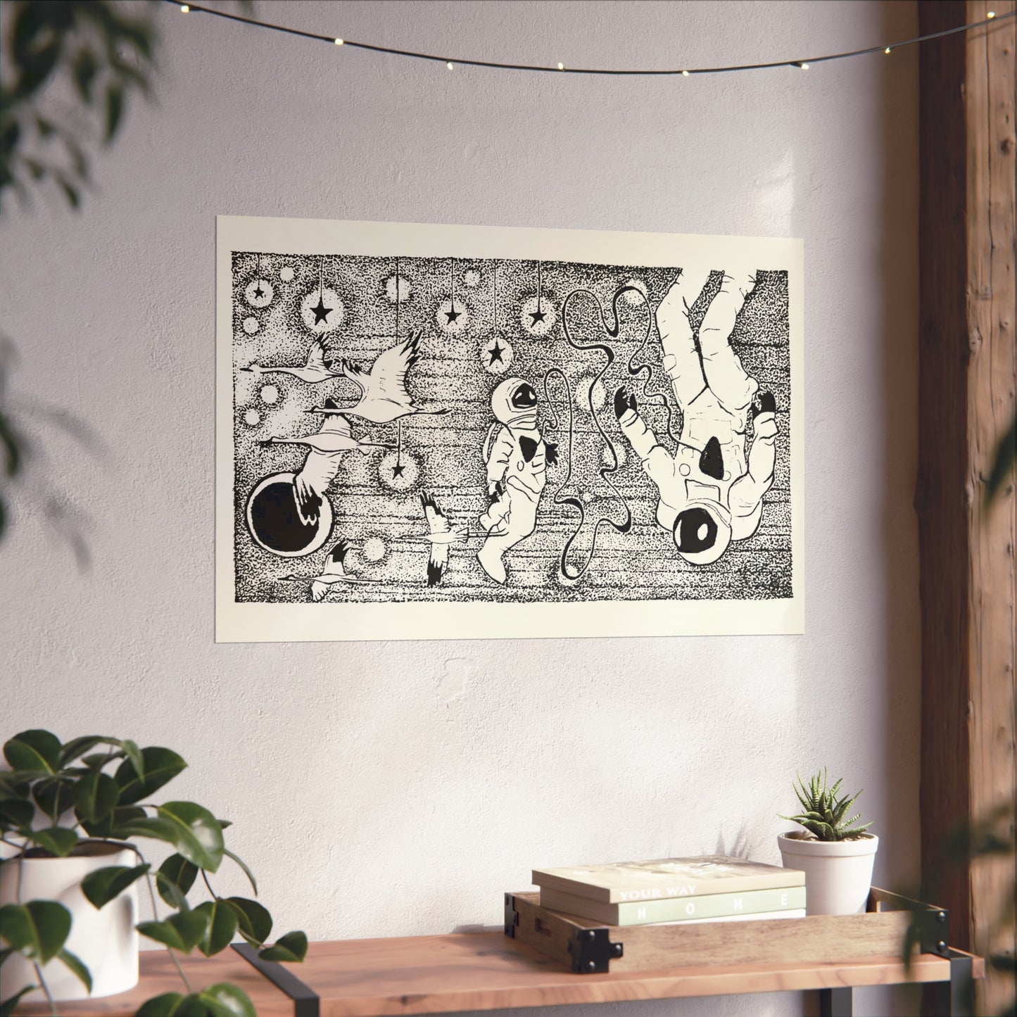 “Connection in Orbit” Premium Print