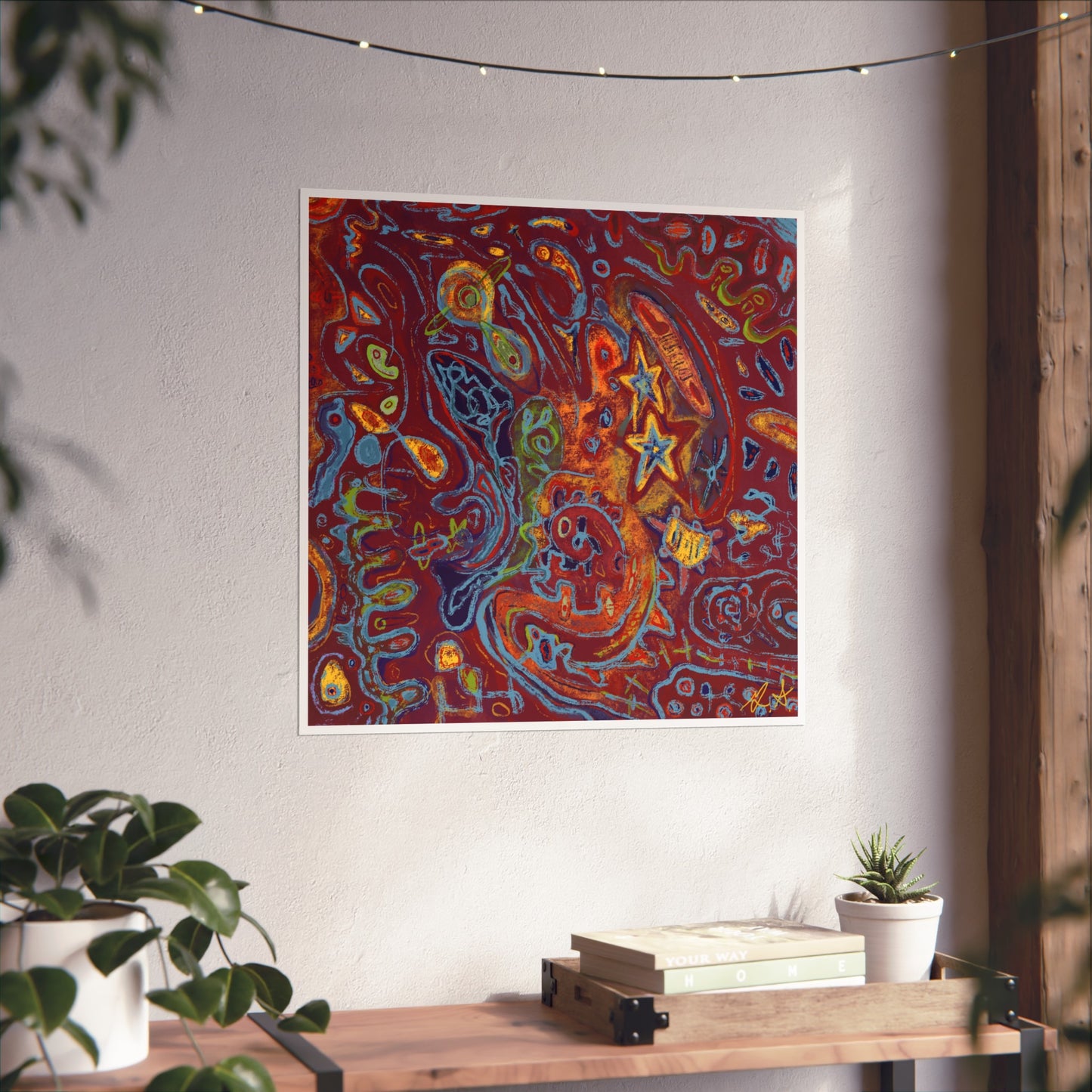 “WHATEVER” Red Premium Print